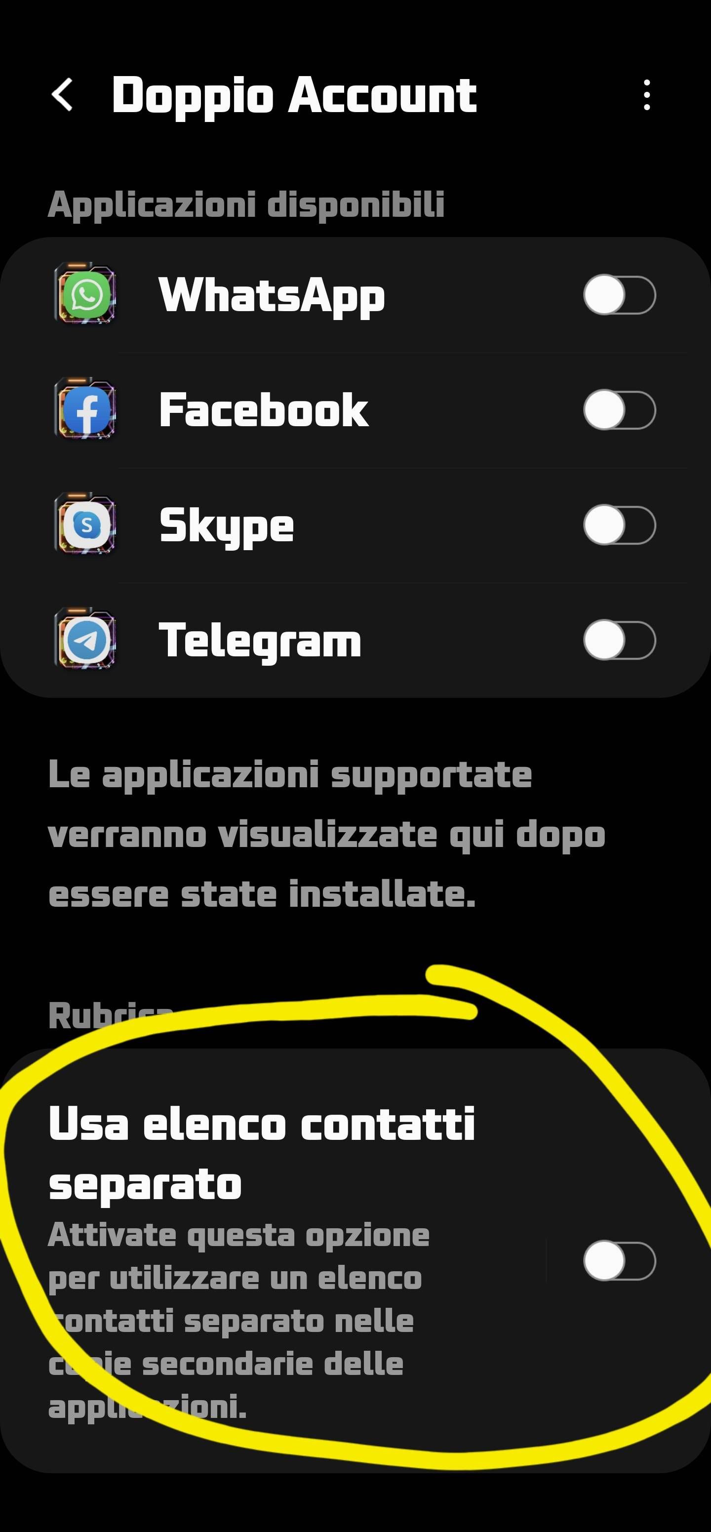 Whatapp Area personale Samsung Community