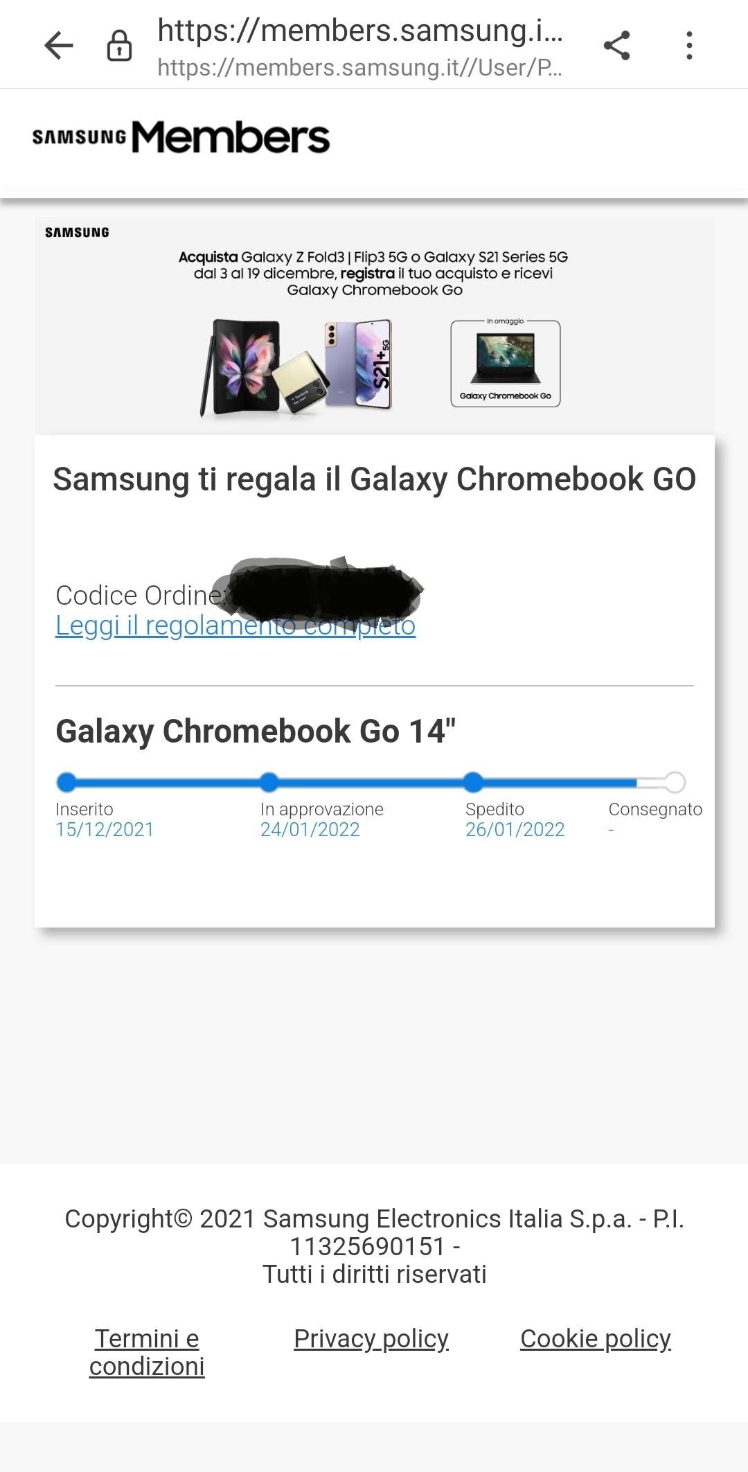Promo chromebook con galaxy s21 - Samsung Community