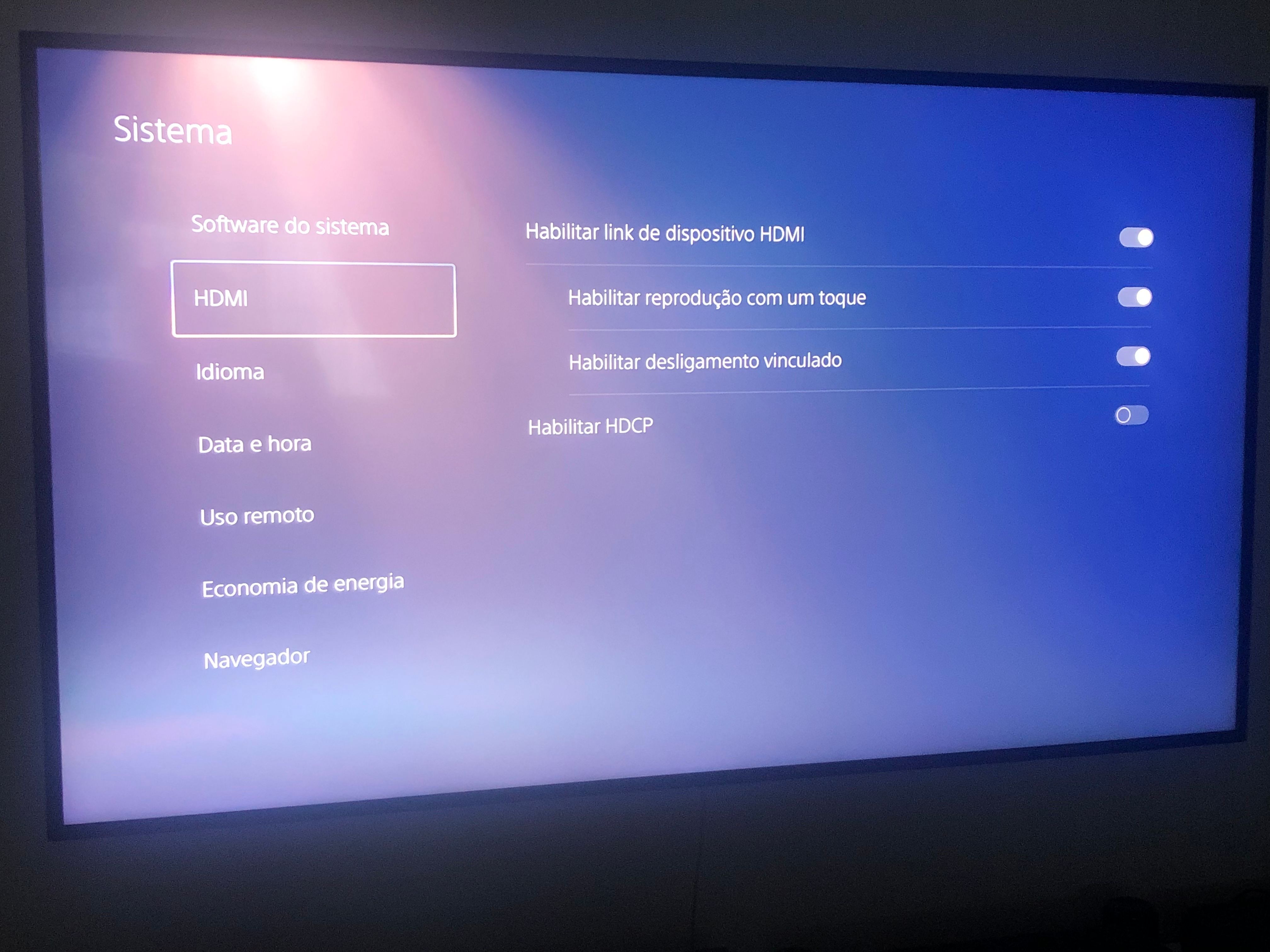 One connect não lê hdmi PS5 Samsung Community