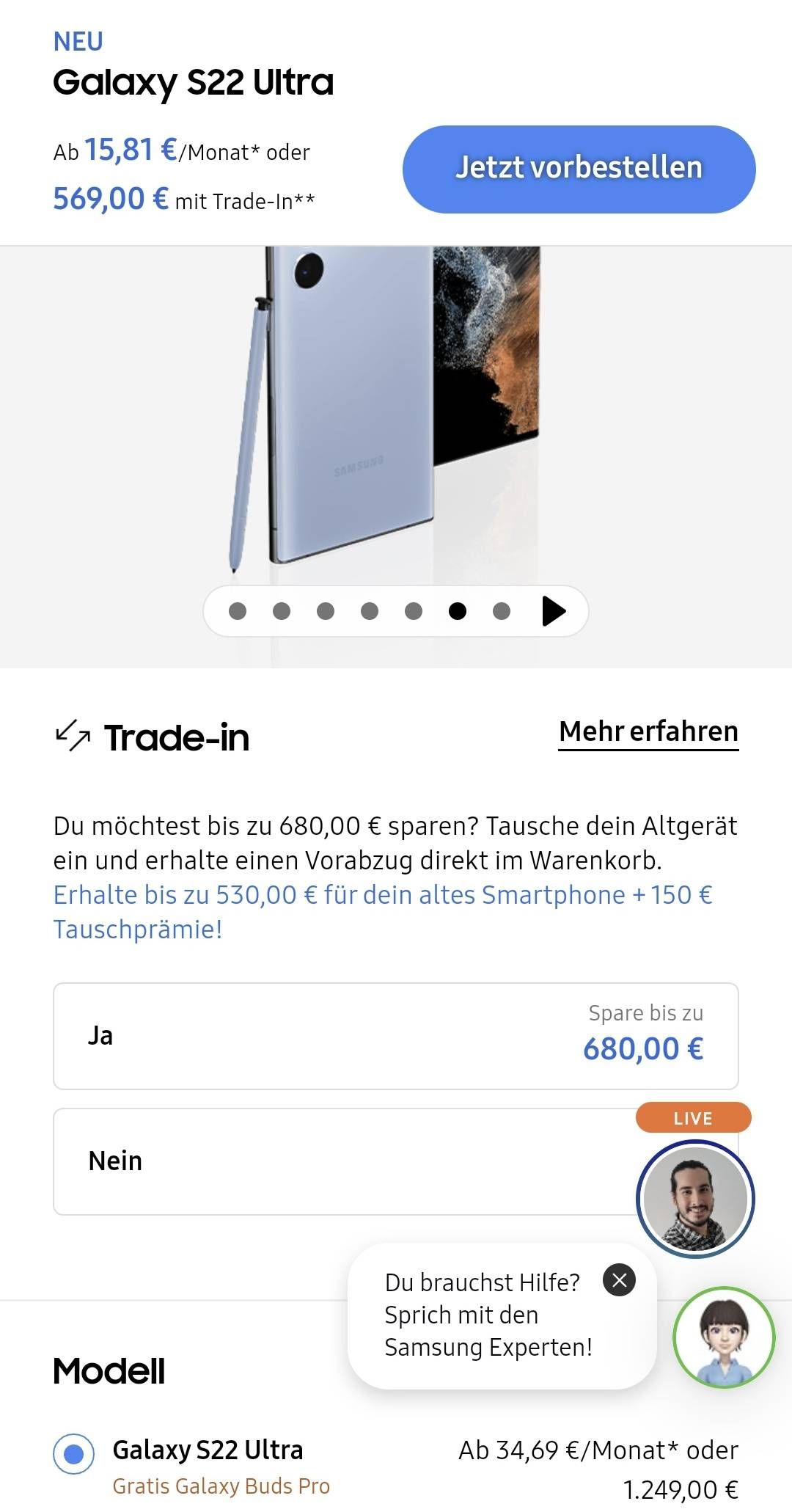 Umstieg vom normalen S20 4G auf S22 Ultra🙂 Seite 3
