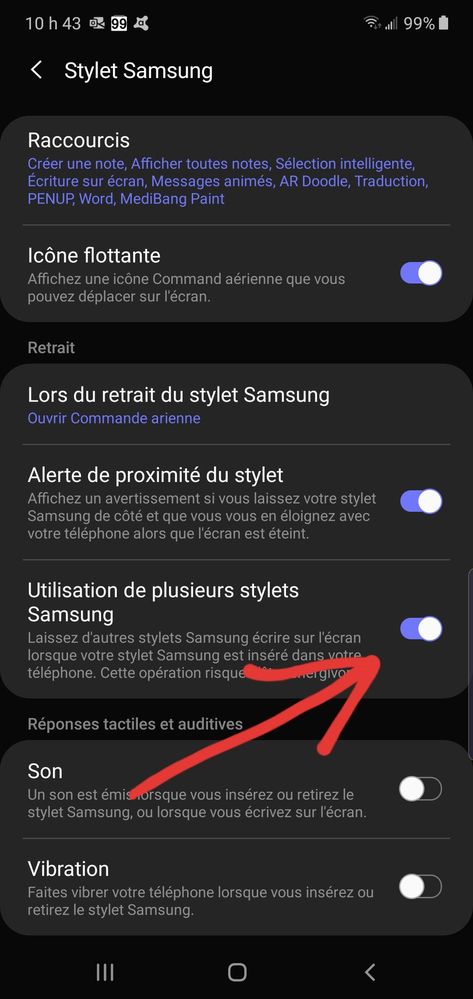 Use many Samsung 's stylus