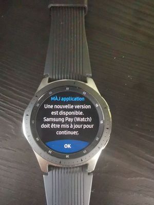 Résolu : Mise à jour Samsung Pay sur Galaxy Watch impossible après  ré-initialisation de la montre - Samsung Community