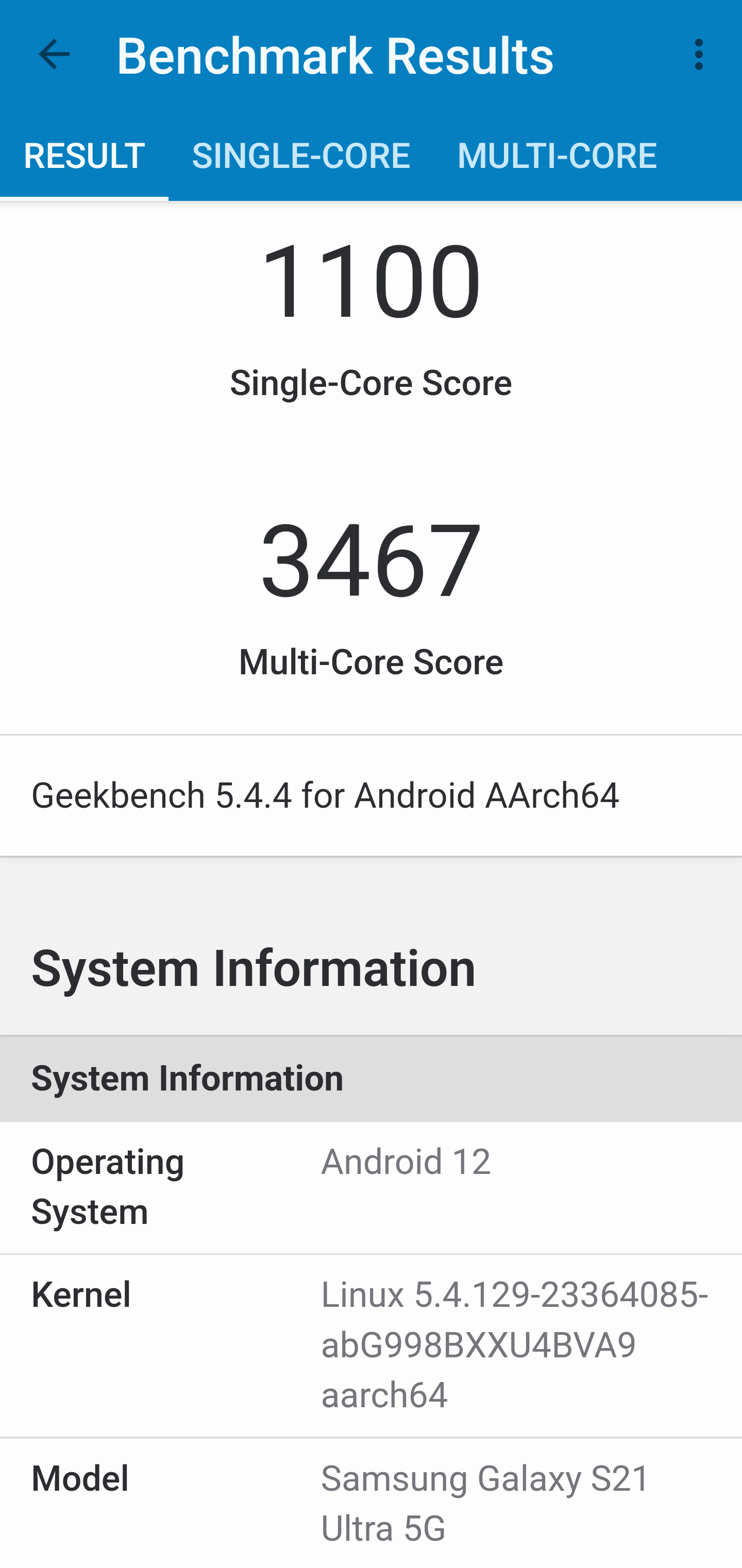 Here is Samsung Galaxy S22 Ultra vs Samsung Galaxy S21 Ultra 5G Geekbench  Result - Samsung Community