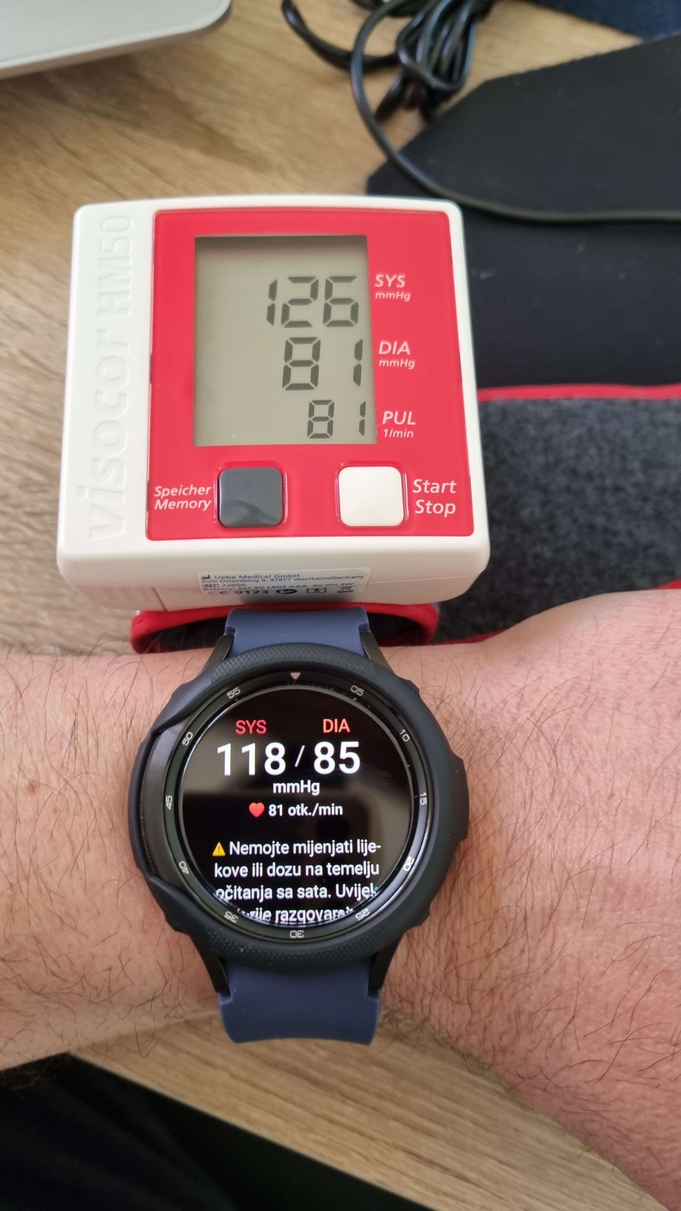 Samsung watch blood pressure accuracy sale