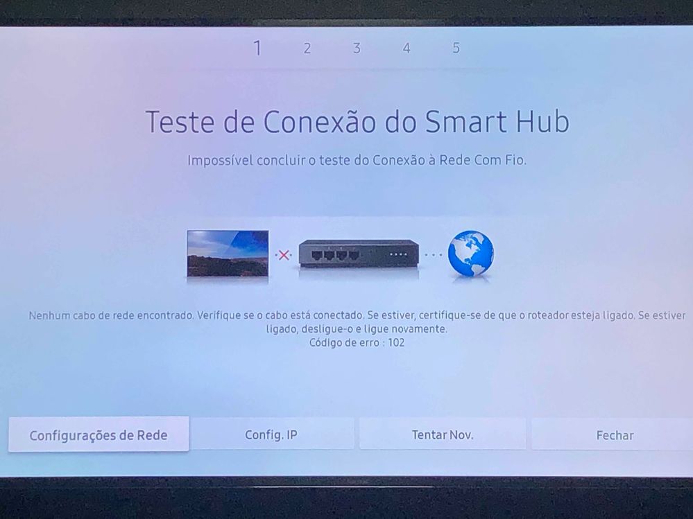 Código de erro 102