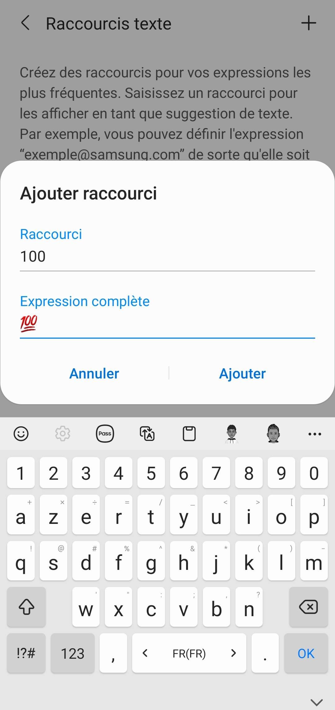 Résolu : Suggestion automatique emojis - Samsung Community