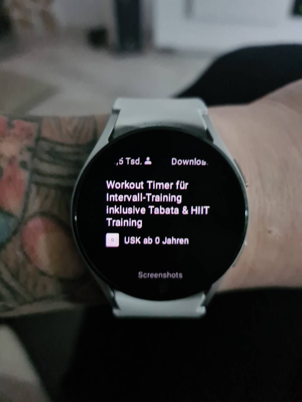 Galaxy watch active interval training online