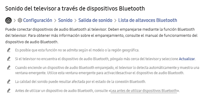 Résolu : UE43RU7025 et casques Bluetooth - Samsung Community