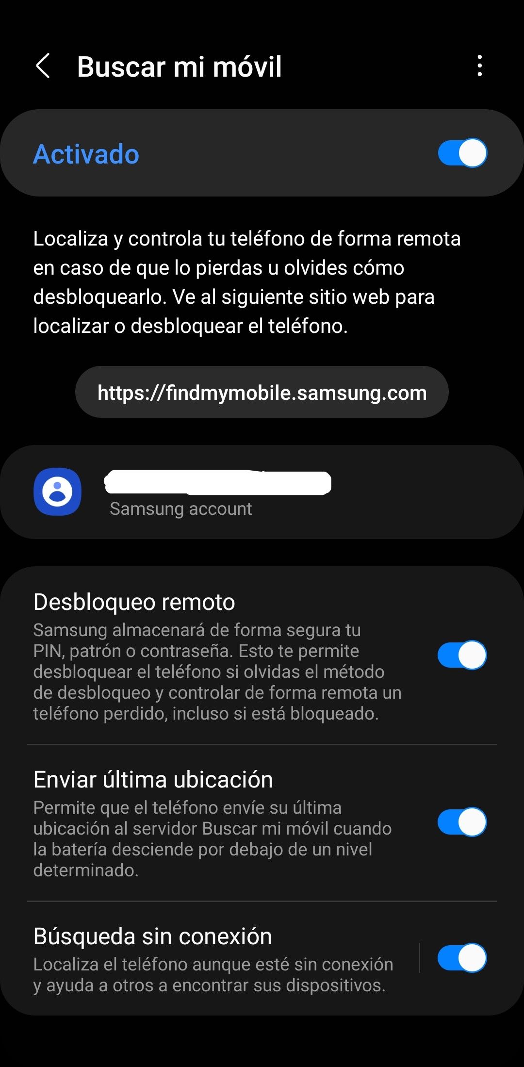 Solucionado: Buscar mi móvil (findmymobile.samsung.com). - Samsung Community