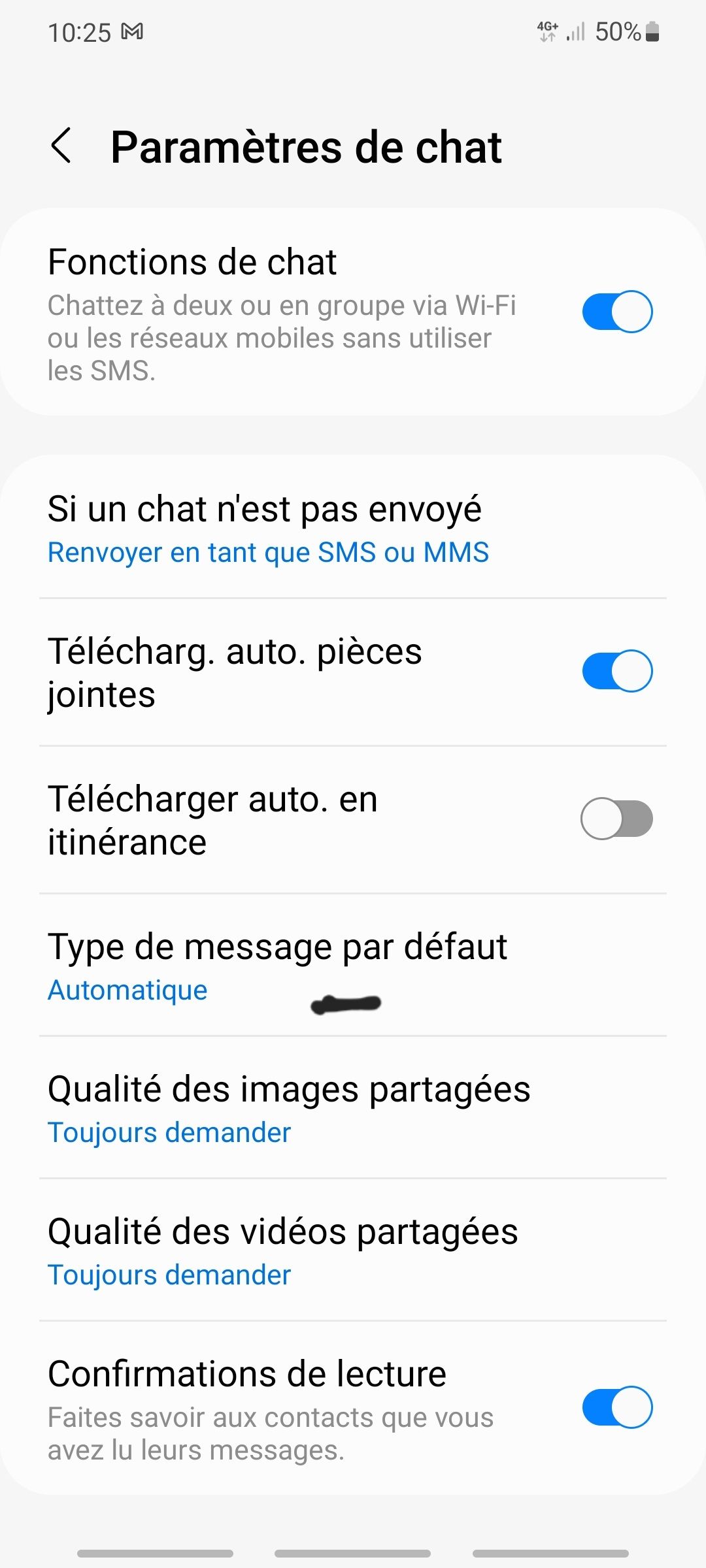 Lu reçu pour SMS Android 12 - Samsung Community