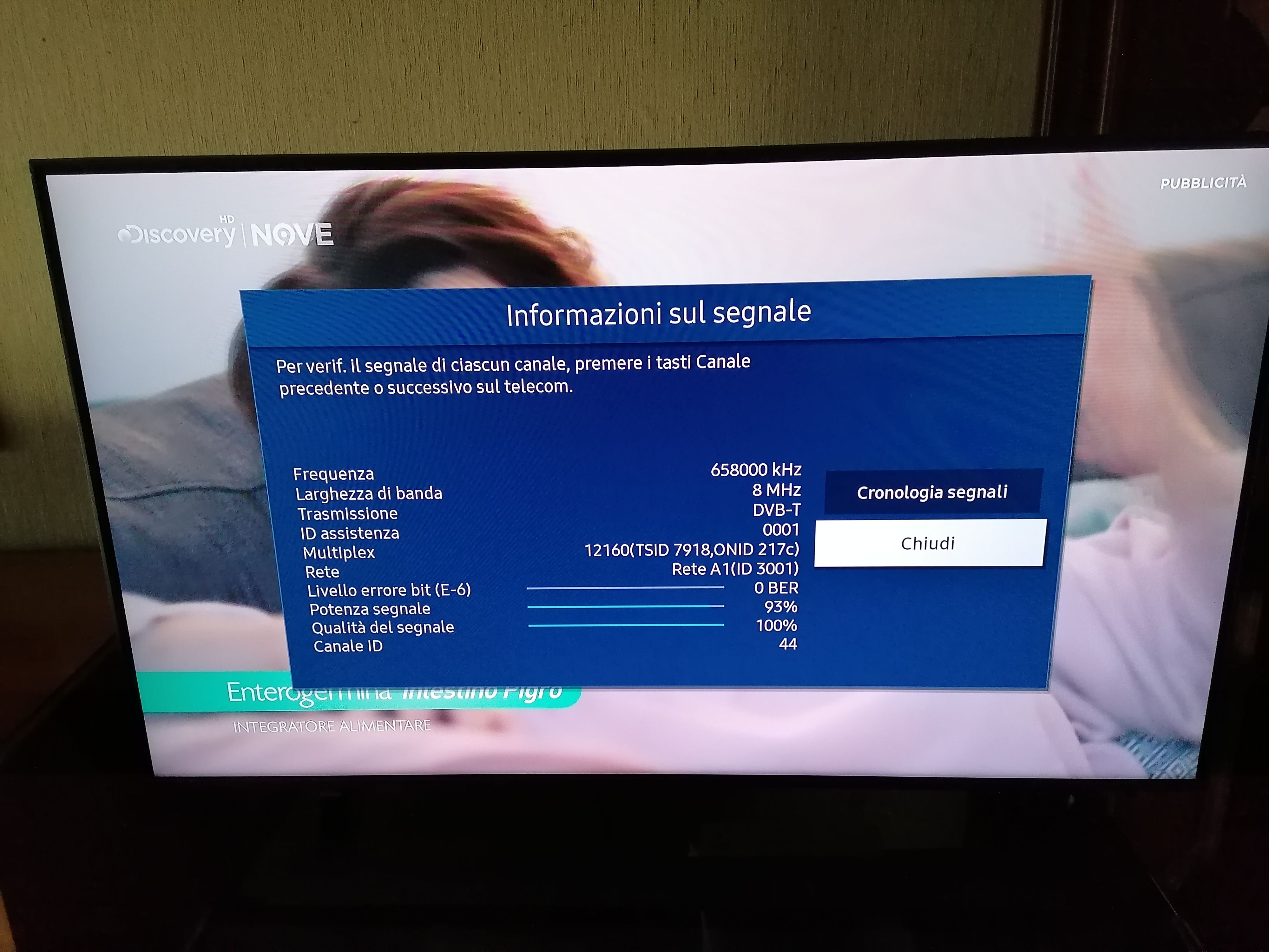 problema con canali HD con UE43AU8070UXZT - Samsung Community