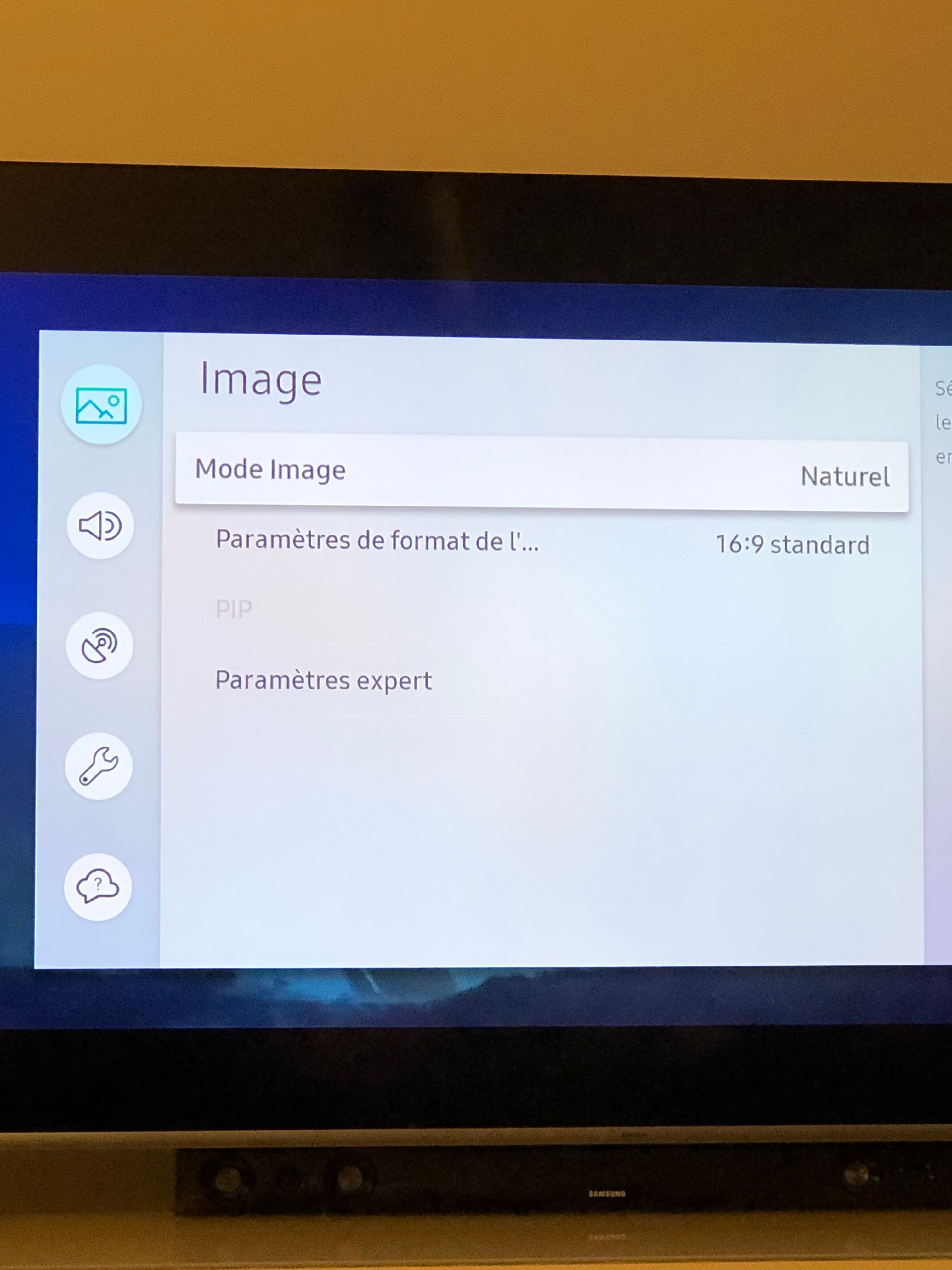 Meilleurs réglages image TV UE75NU8005 Samsung Community