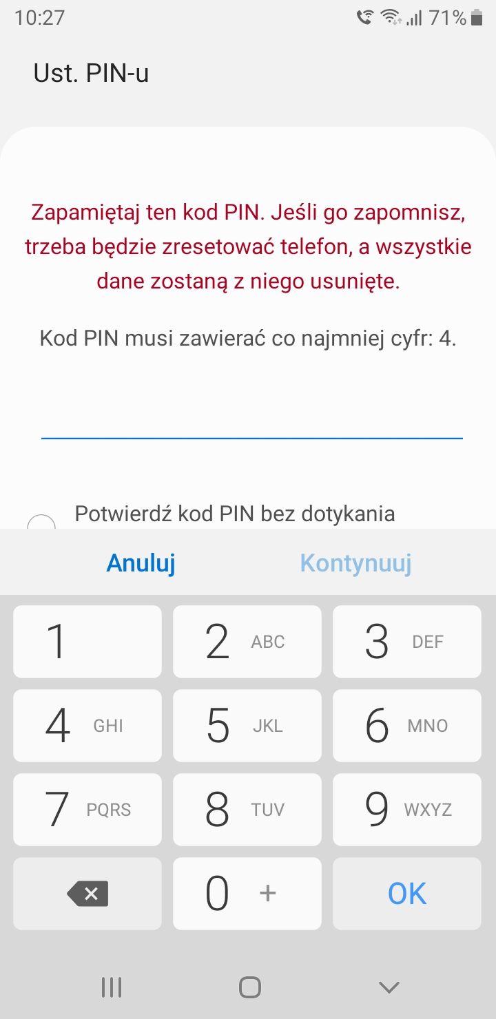 Nie pamietam kodu PIN - Samsung Community