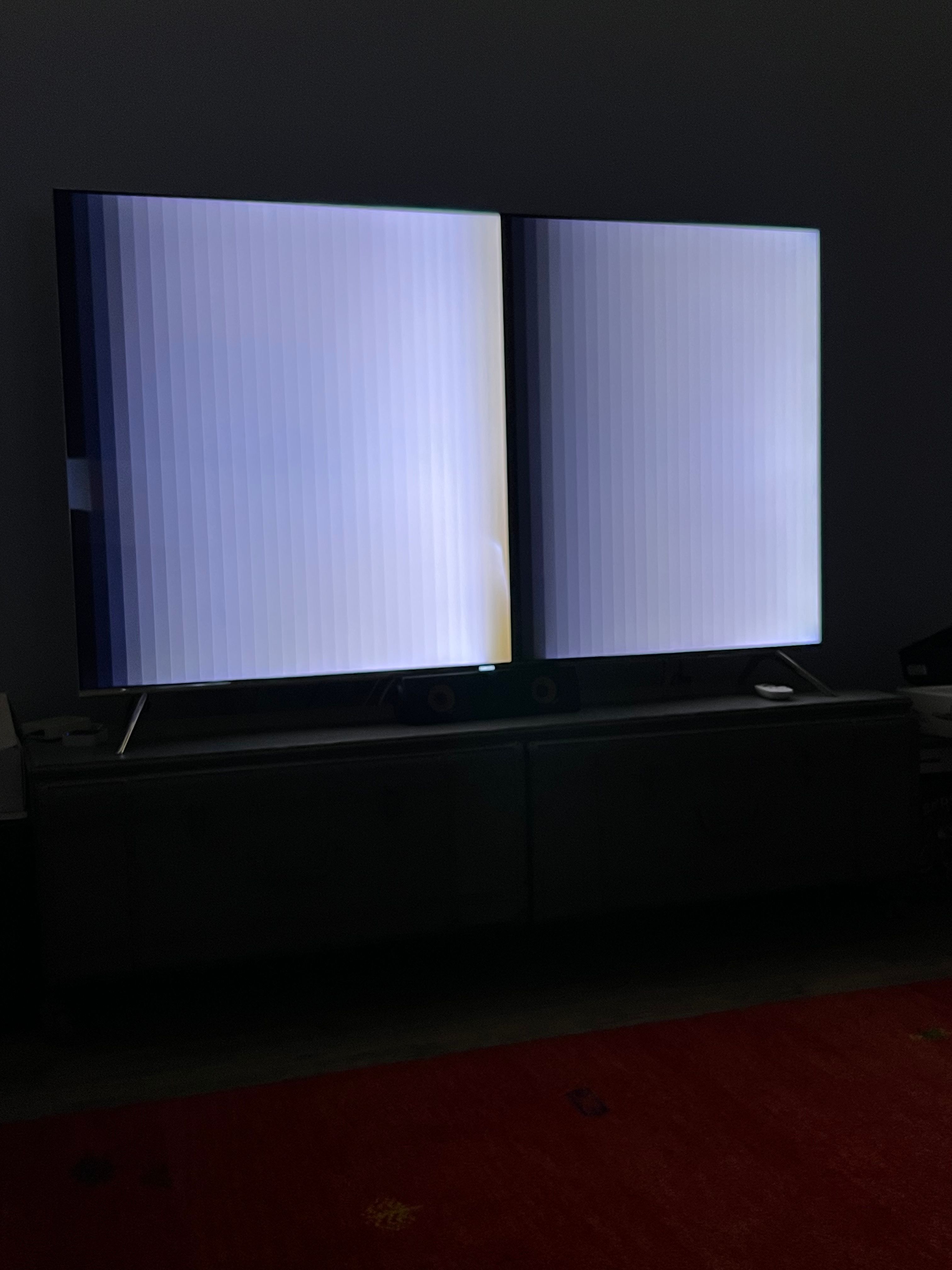 Risolto: Schermo tv riga verticale - Samsung Community