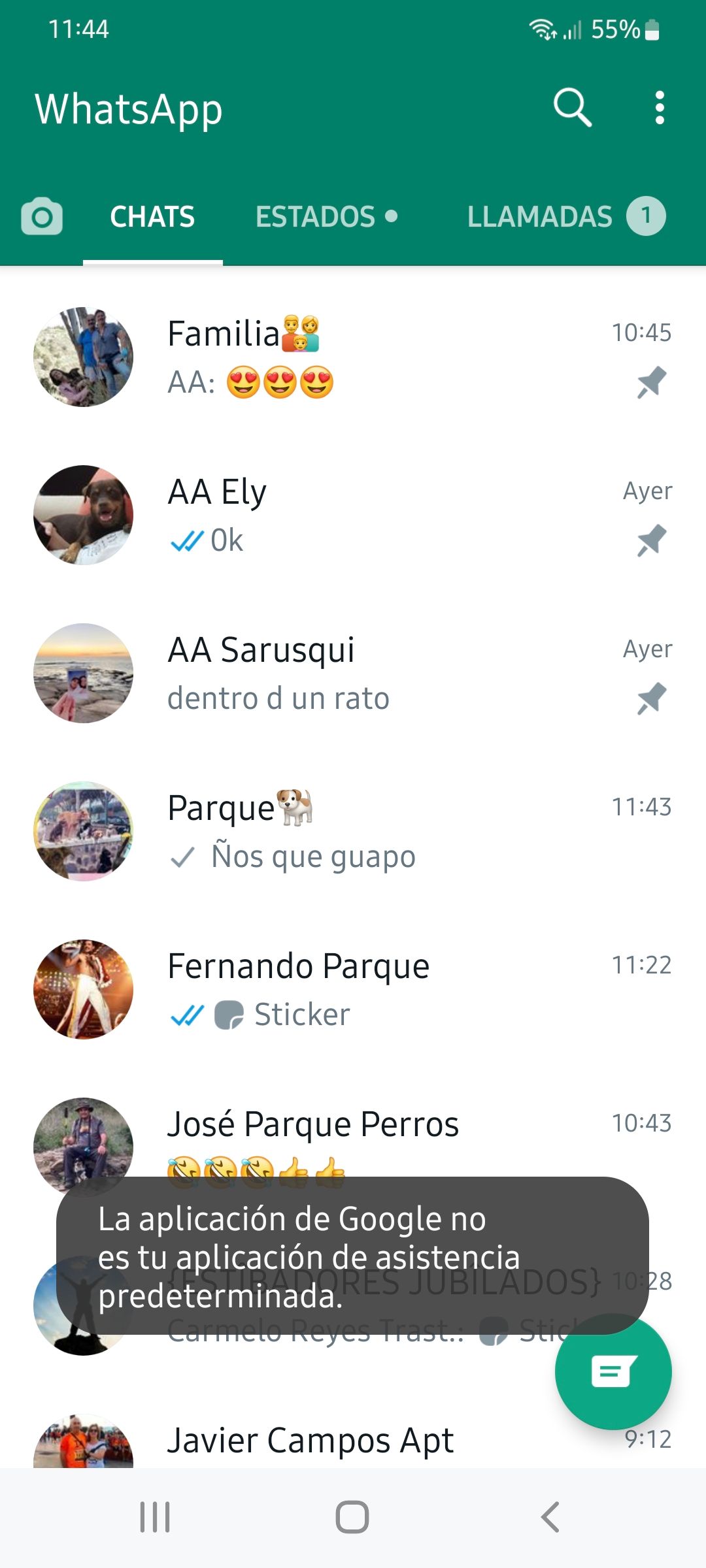 Solucionado: Mensaje de Google aplicación asistencia - Samsung Community