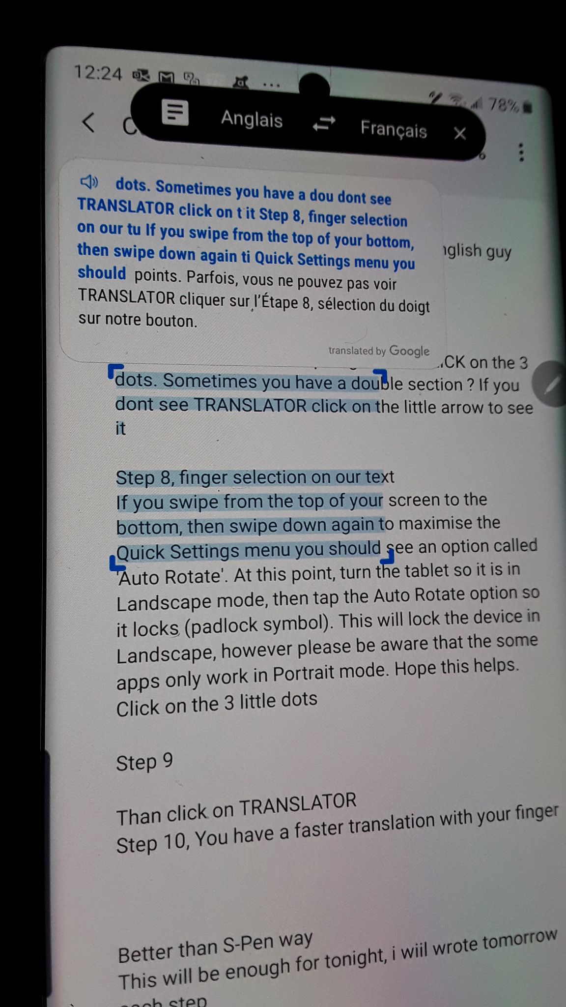 Comment Utiliser S Pen Pour Traduire En Fr The Way To Use S Pen