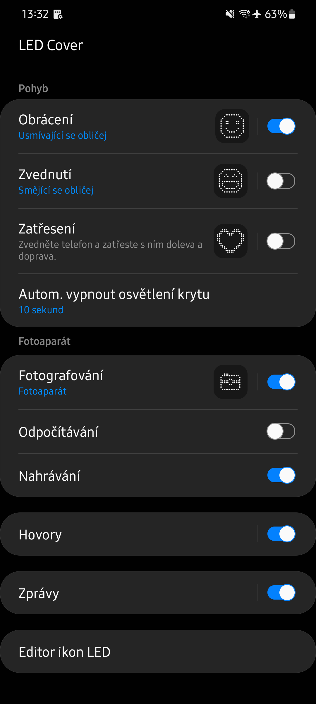 Vyřešeno Nefunkční Smart LED Cover po aktualizaci na OneUI 4.1