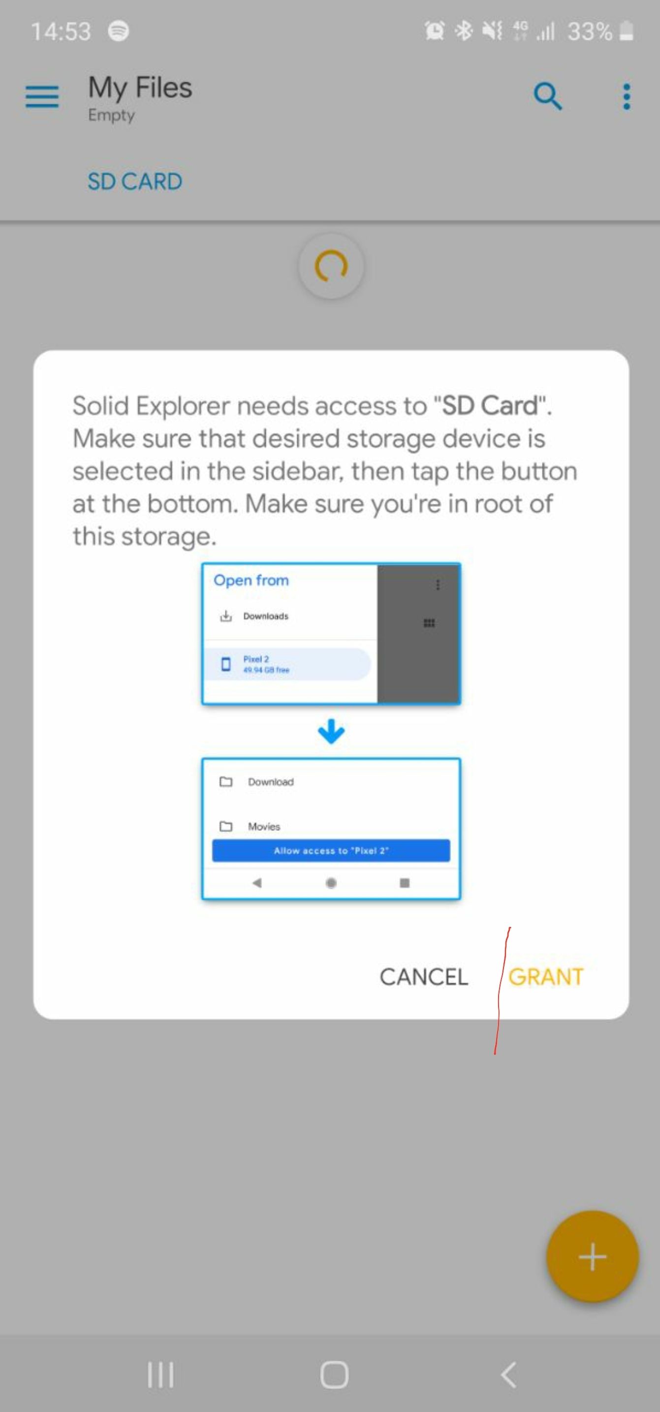 Probleme bei Zugriffsrechte für die SD Karte - Samsung Community