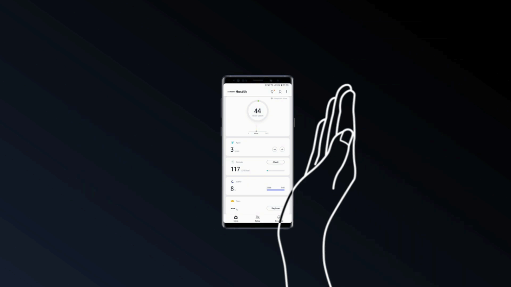Swipe the screen with your palm to capture a screenshot