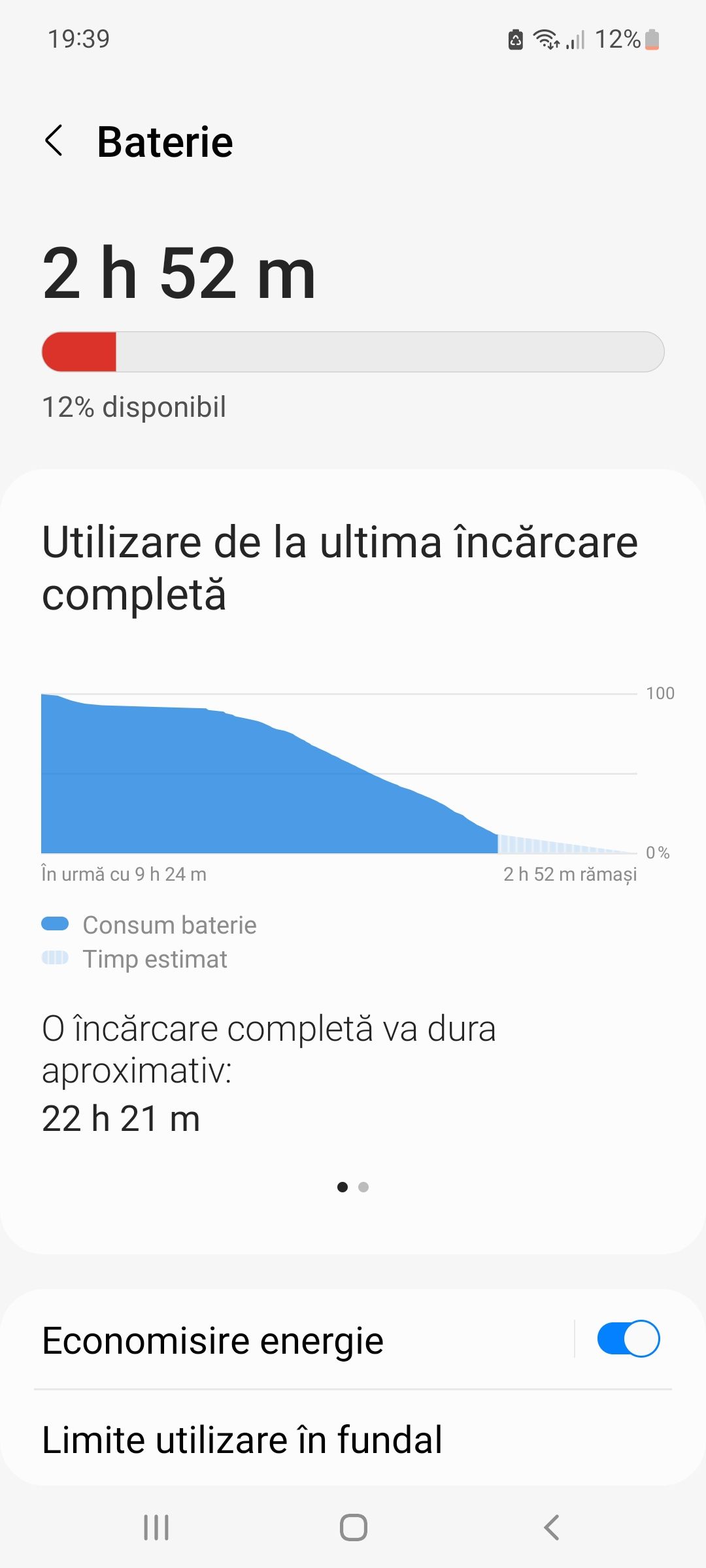 Informații baterie după actualizarea la Android 12, A51 - Samsung Community