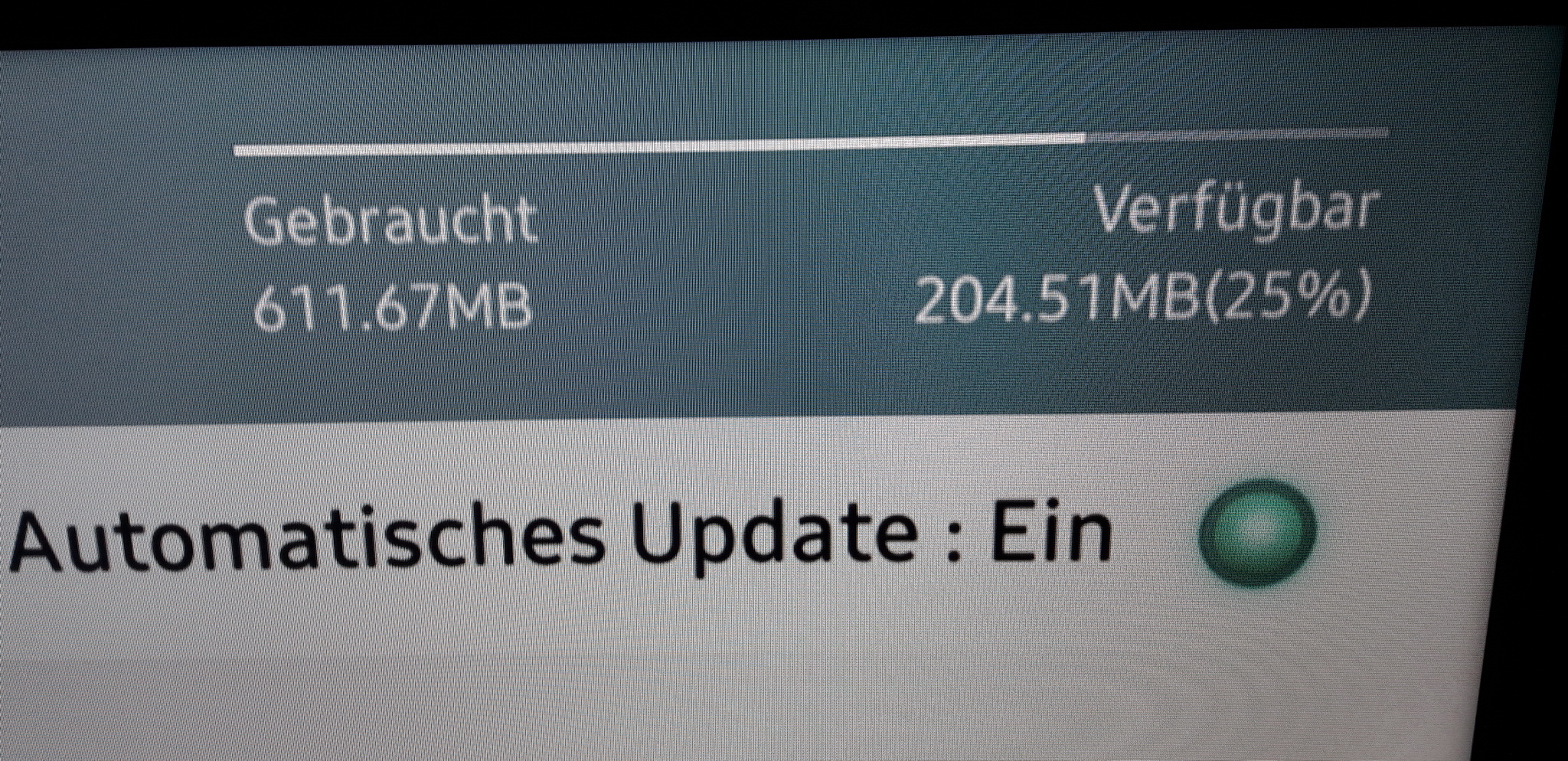 Gelost Ue55mu6179 Speicher Fast Voll Samsung Community