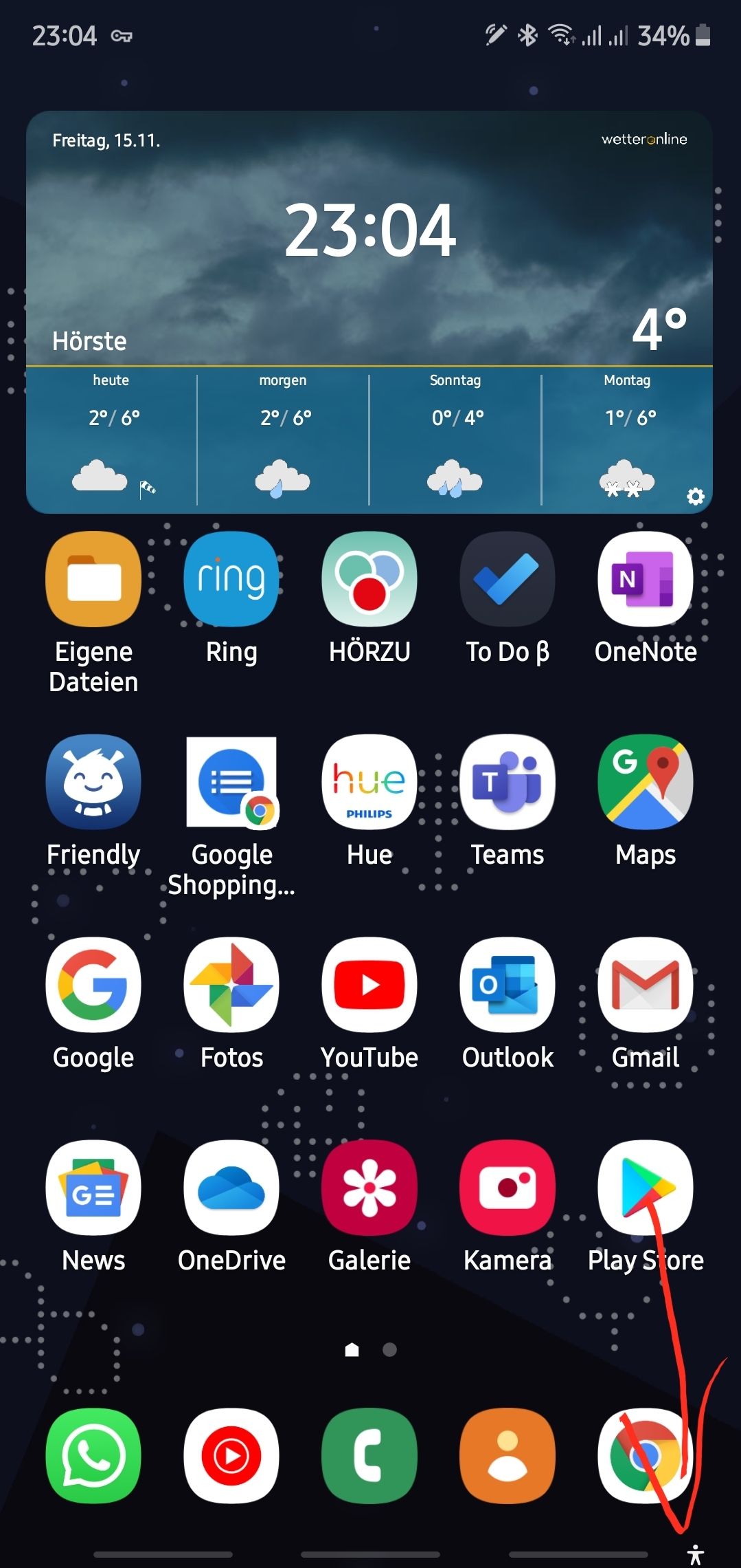 Gelöst Kleines Männchen in der Navigationsleiste der Startseite Samsung Community