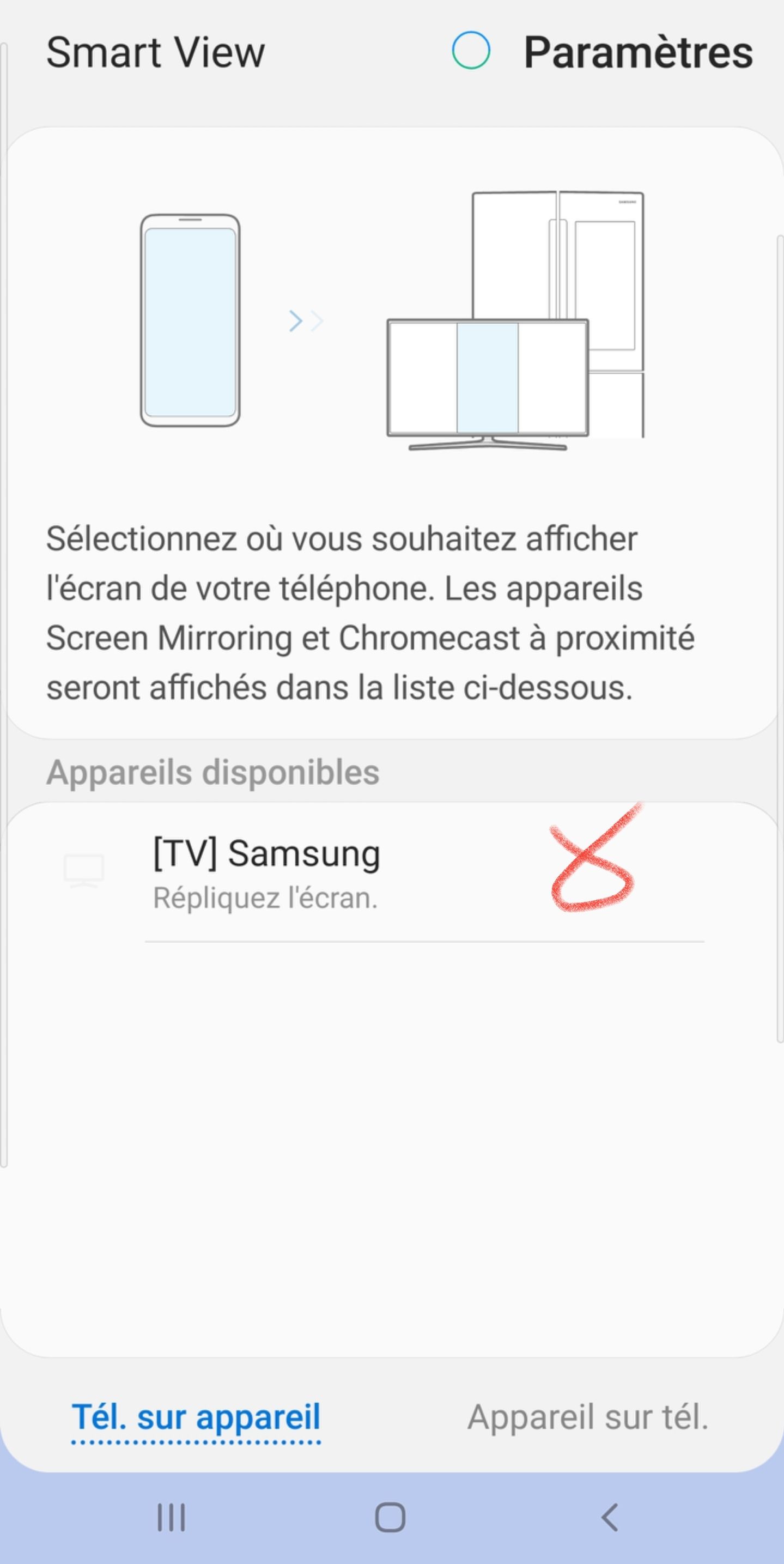 TV Samsung Smart et screen mirroring - Samsung Community