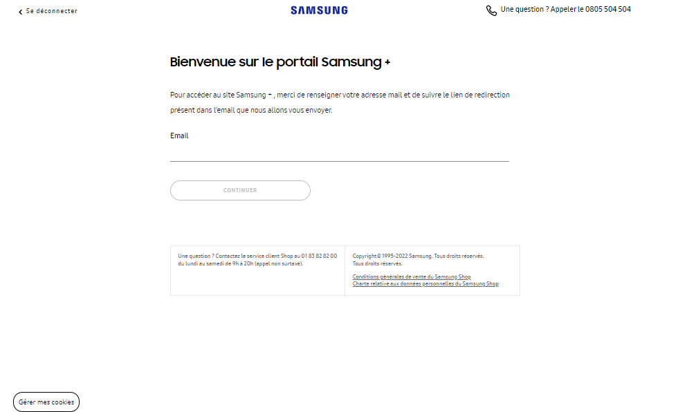 Résolu : Echec connexion au portail Samsung + - Samsung Community