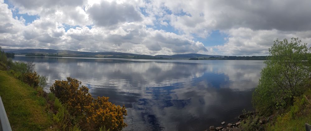 Loch Awe #reflections of blue and greys