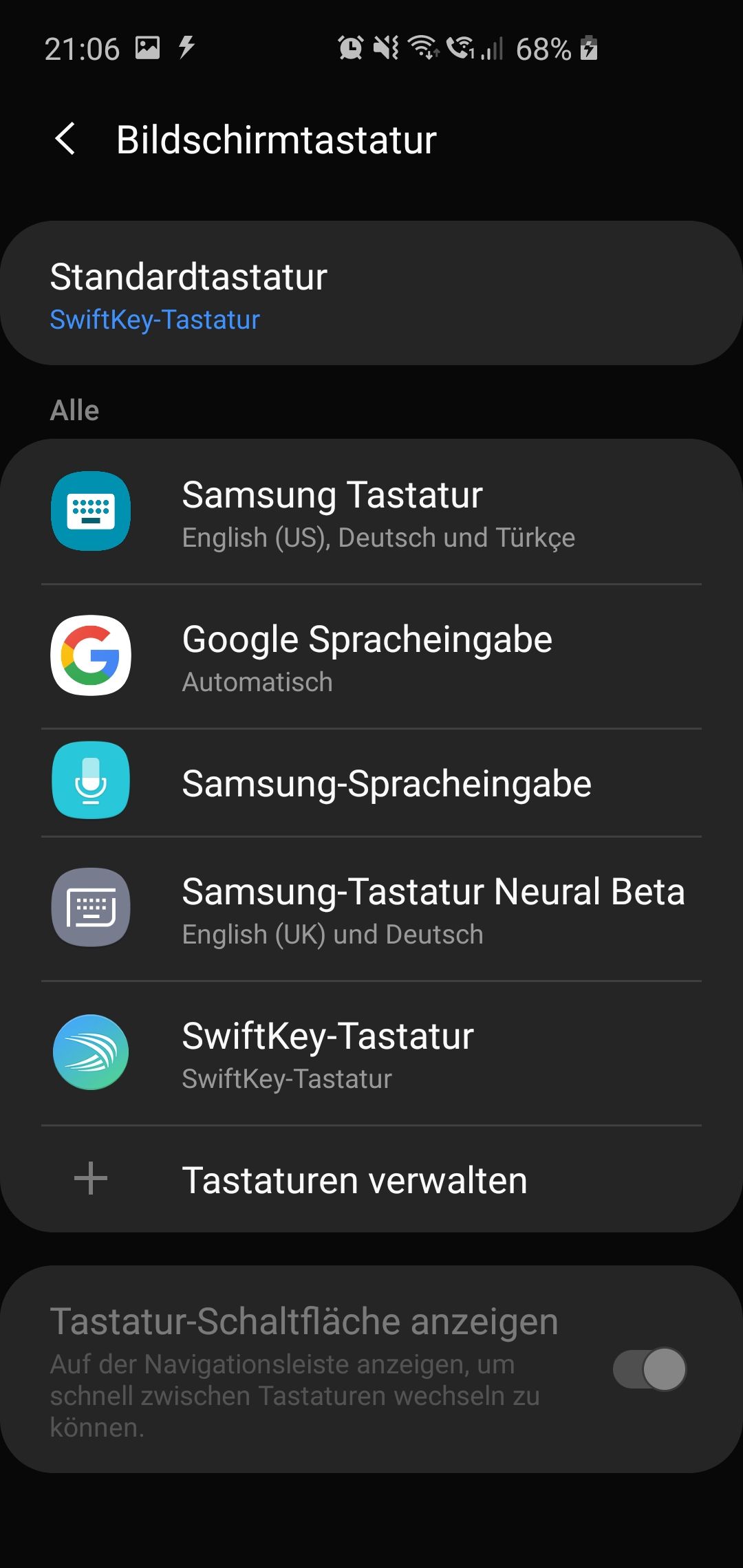Gelöst: Lücke unterhalb der Tastatur bei Android 10 - Samsung Community