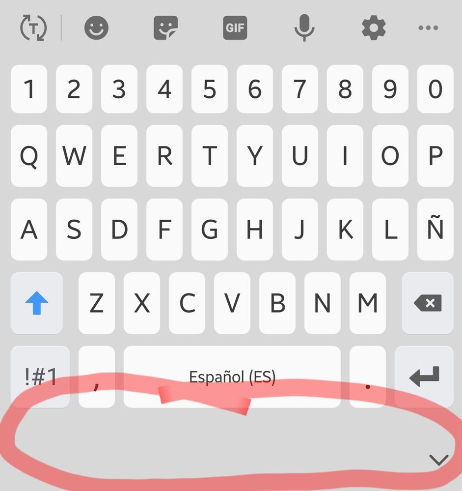Solucionado: Teclado Samsung - Samsung Community