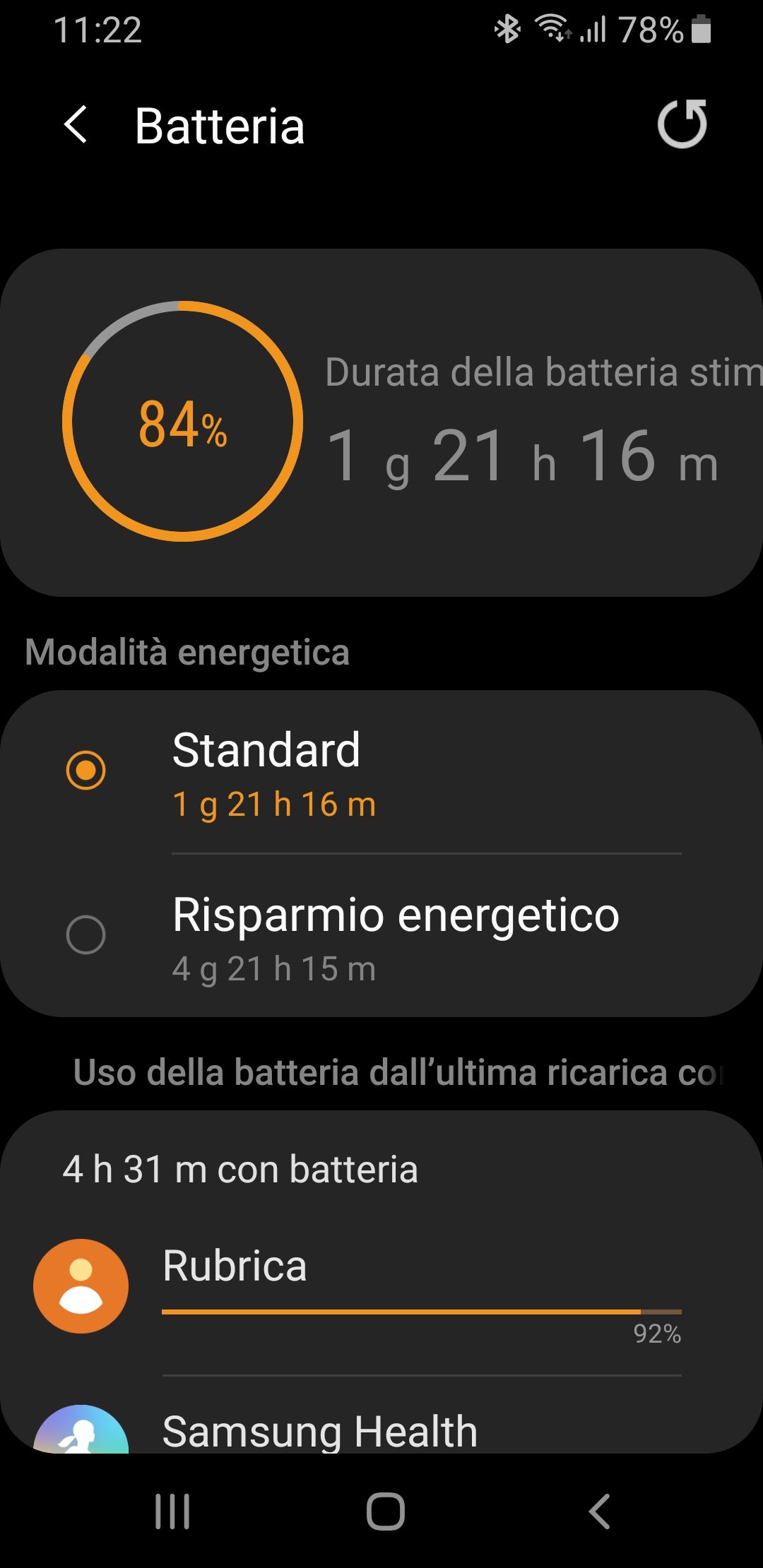 Risolto Durata batteria galaxy watch Samsung Community