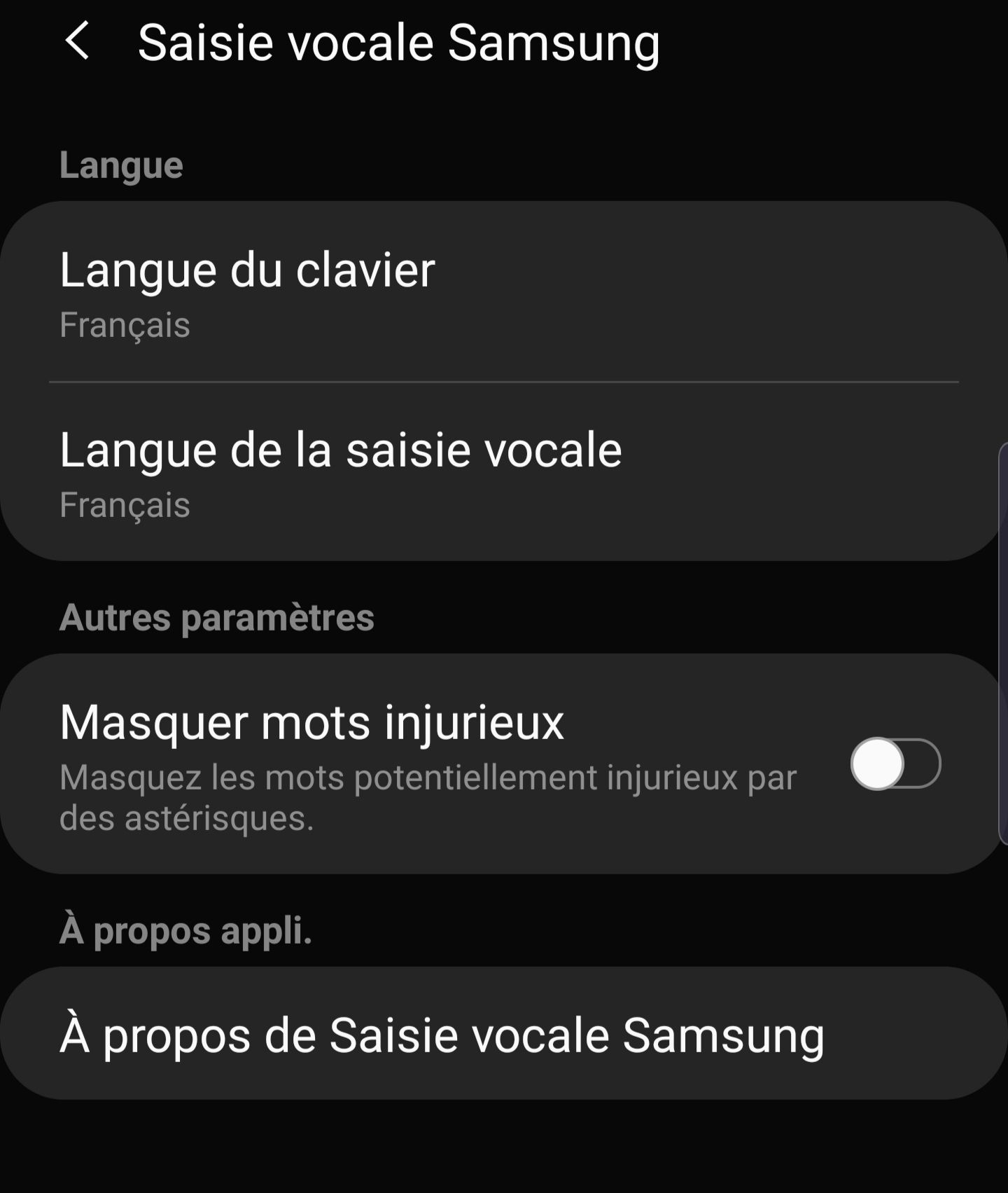 Résolu : Probleme saisie vocale samsung - Samsung Community