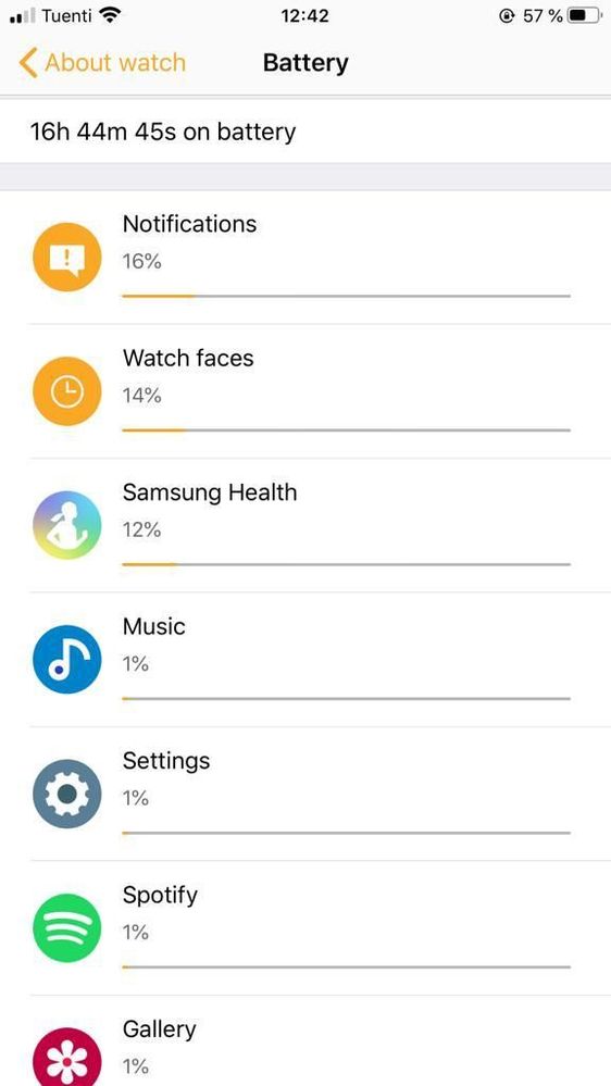 galaxy watch battery draining