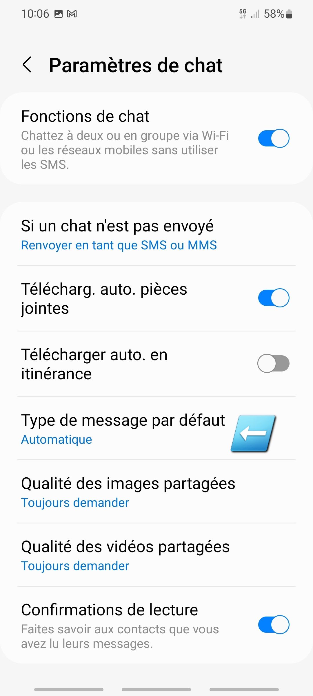 Tchat et où sms - Samsung Community