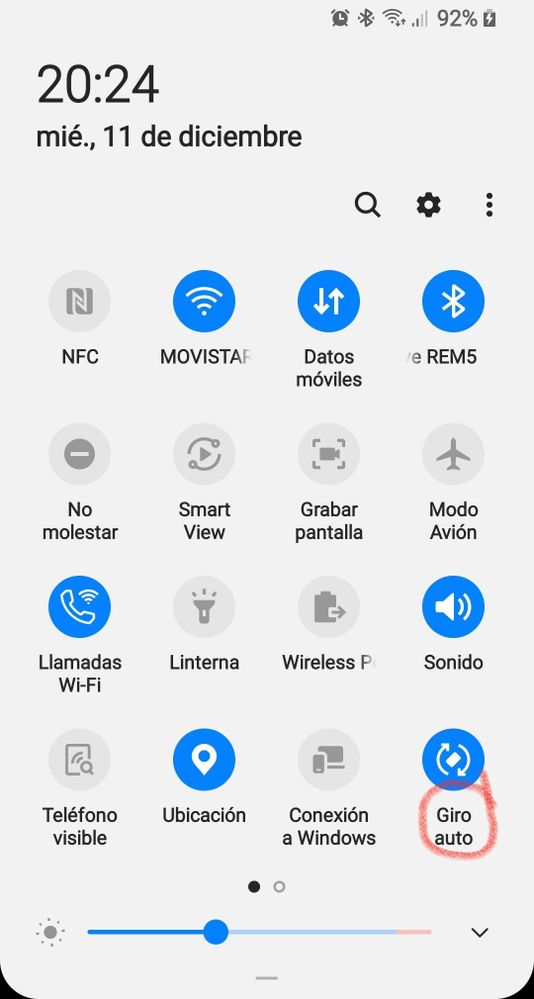 Solucionado: Modo horizontal pantalla Bloqueo - Samsung Community
