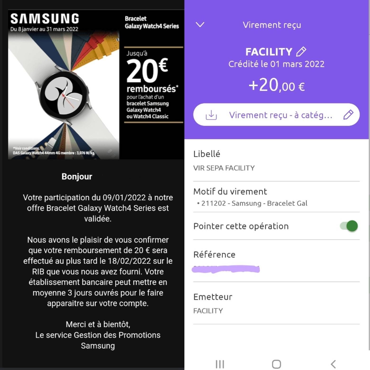 Offre de Remboursement SAMSUNG : 20€ Remboursés