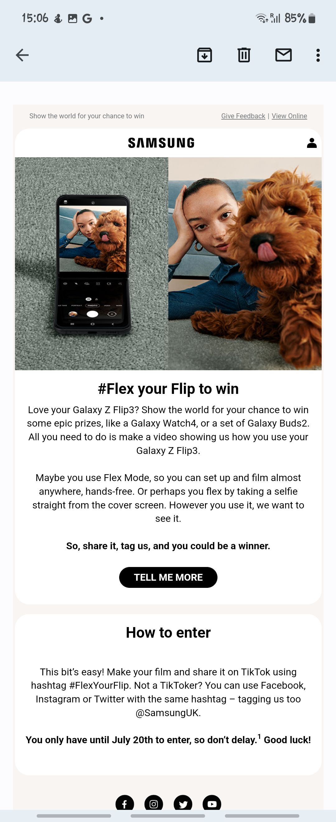 Z Flip 3 Screen Cracked along fold!! Samsung Community