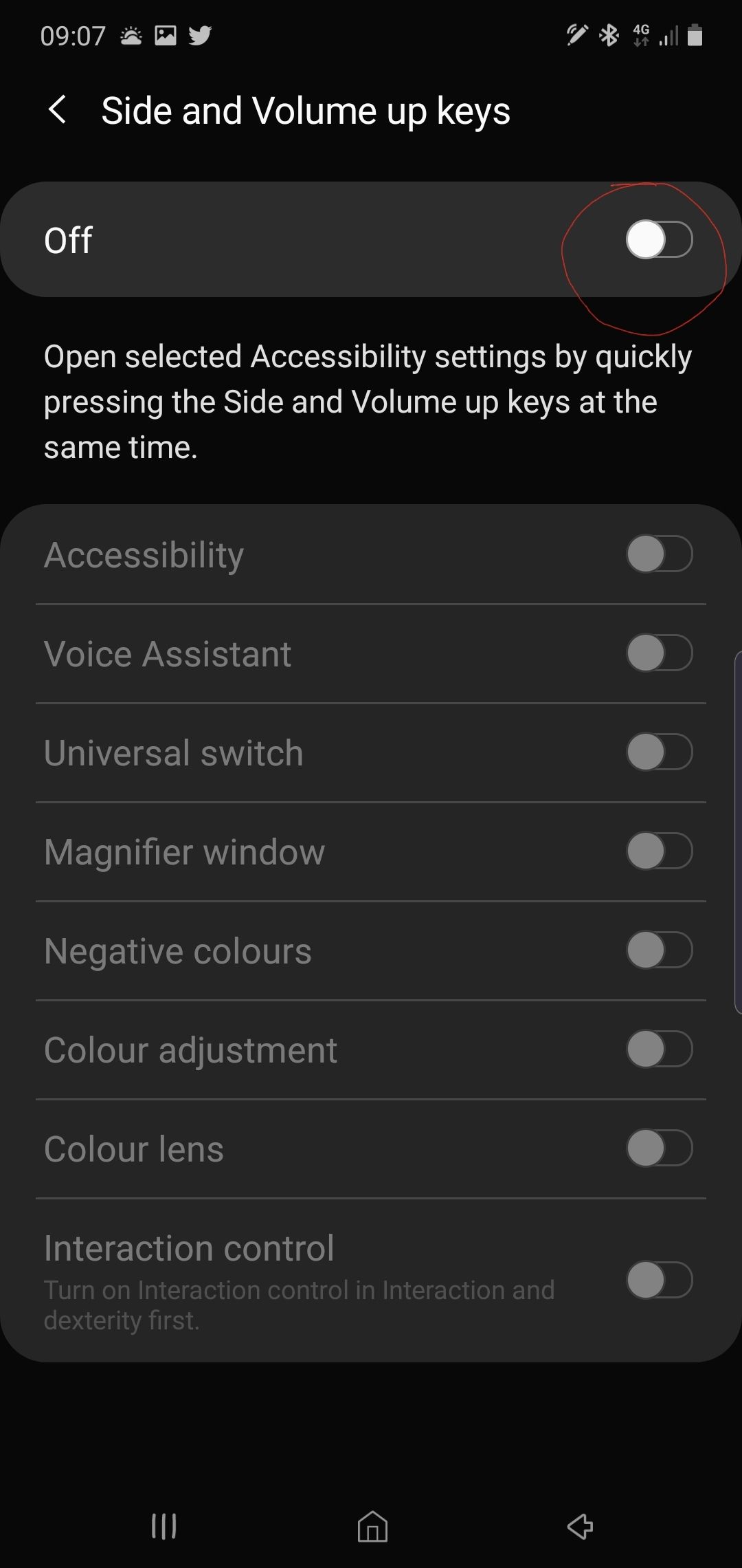 Solved: Shortcut for inverting colours (A70) - Samsung Community