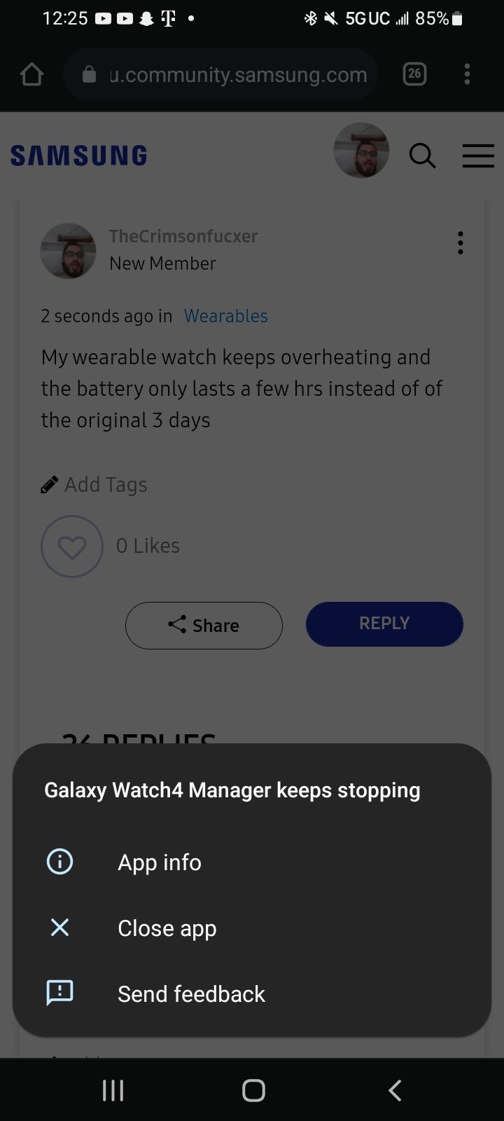 Samsung galaxy watch shop keeps disconnecting from phone