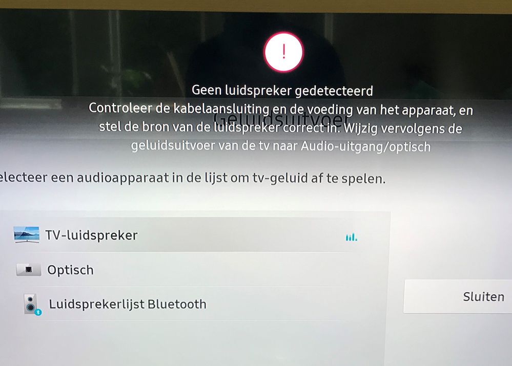 Opgelost: TV direct connecten met bluetooth speaker of optische uitgang  werkt niet op QE43LS03RASXXN The Frame - Samsung Community