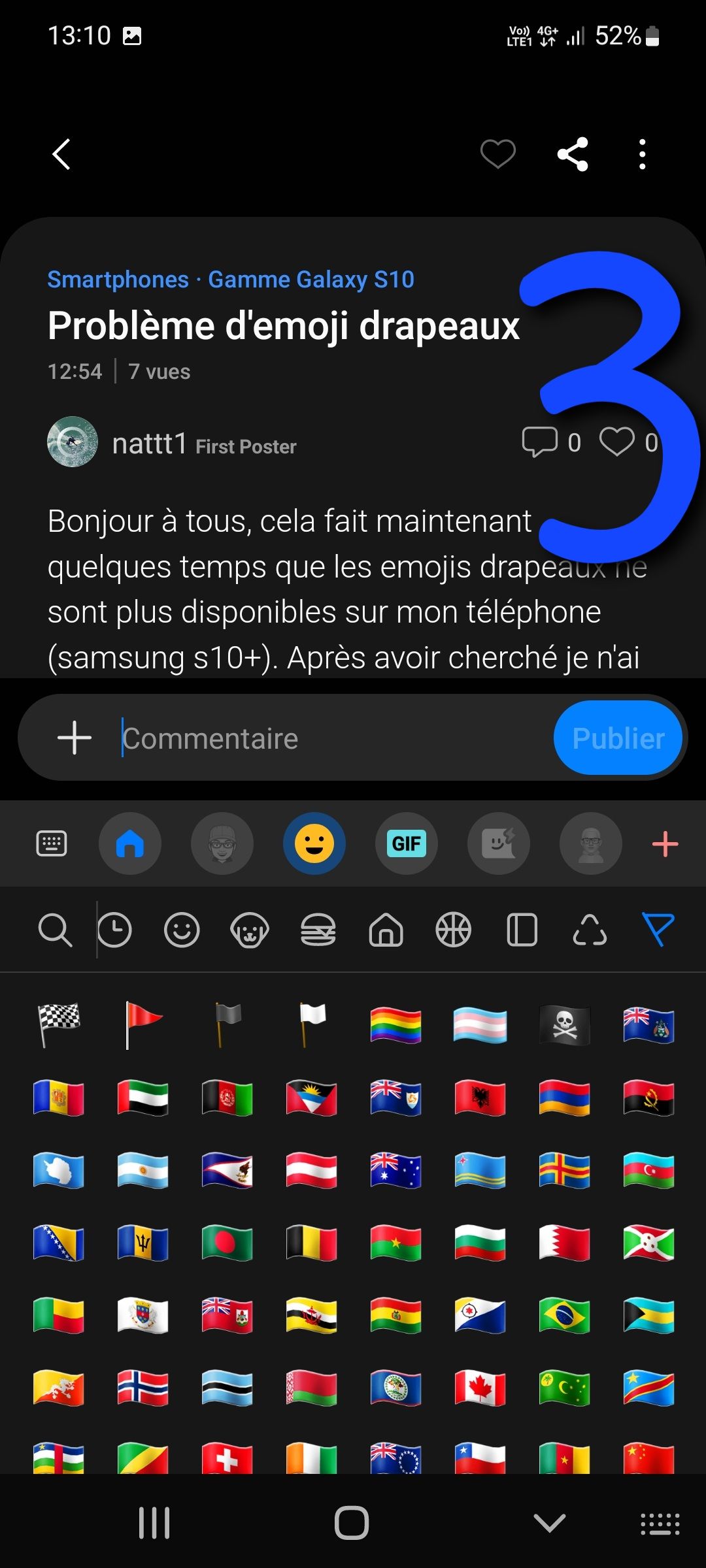 Problème d'emoji drapeaux - Samsung Community