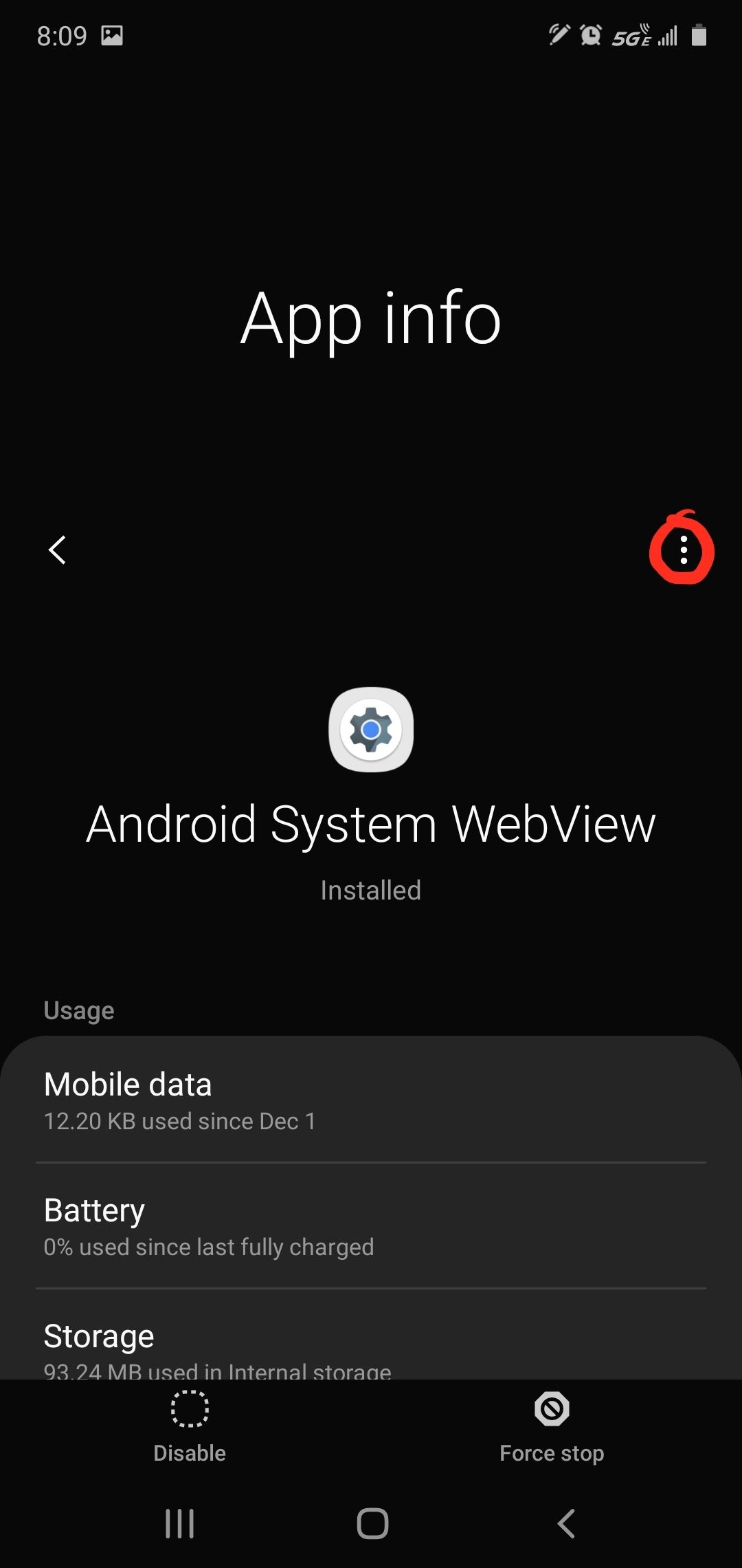 Solved Android System Webview Update Problem Samsung Community
