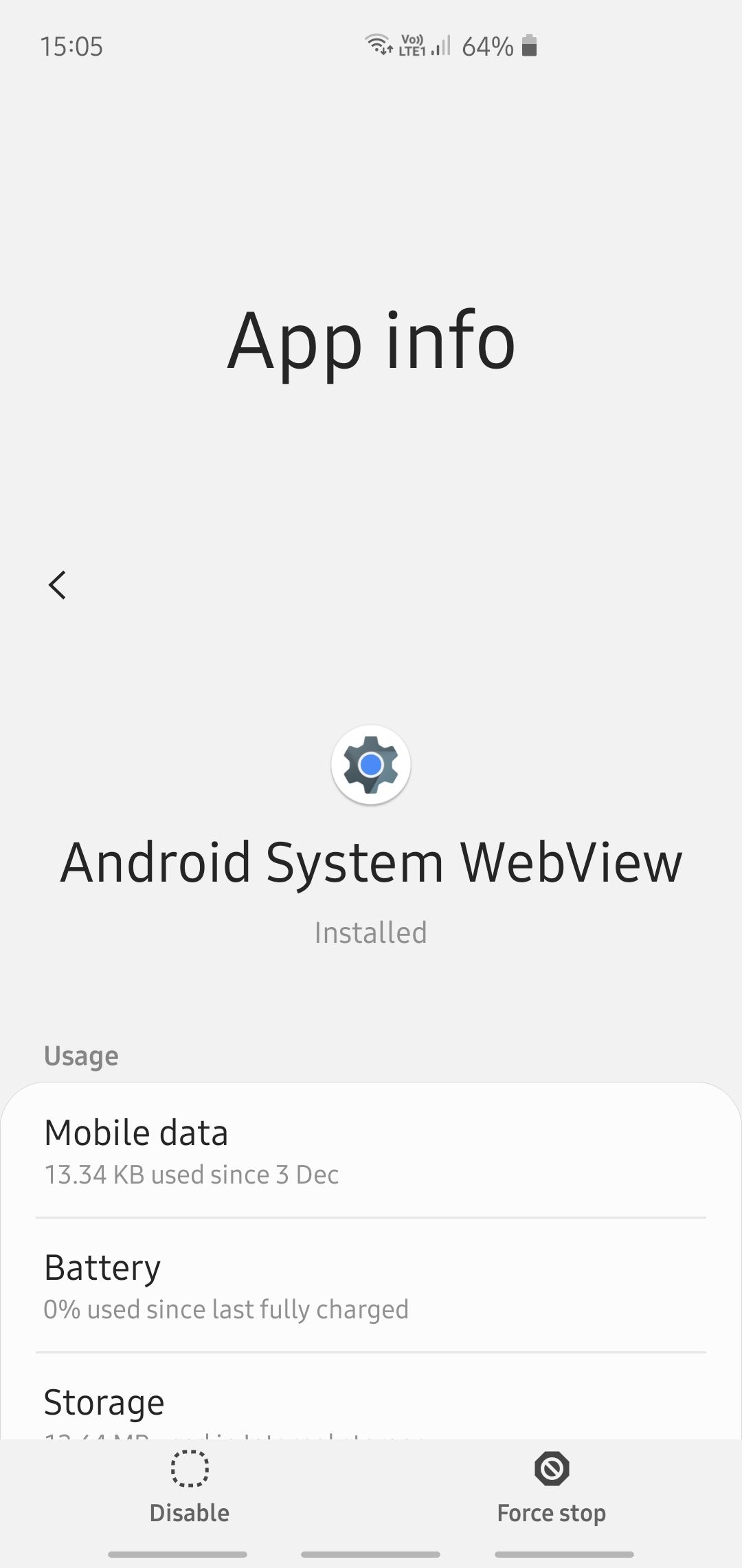 Solved: Android System WebView update problem - Samsung Community