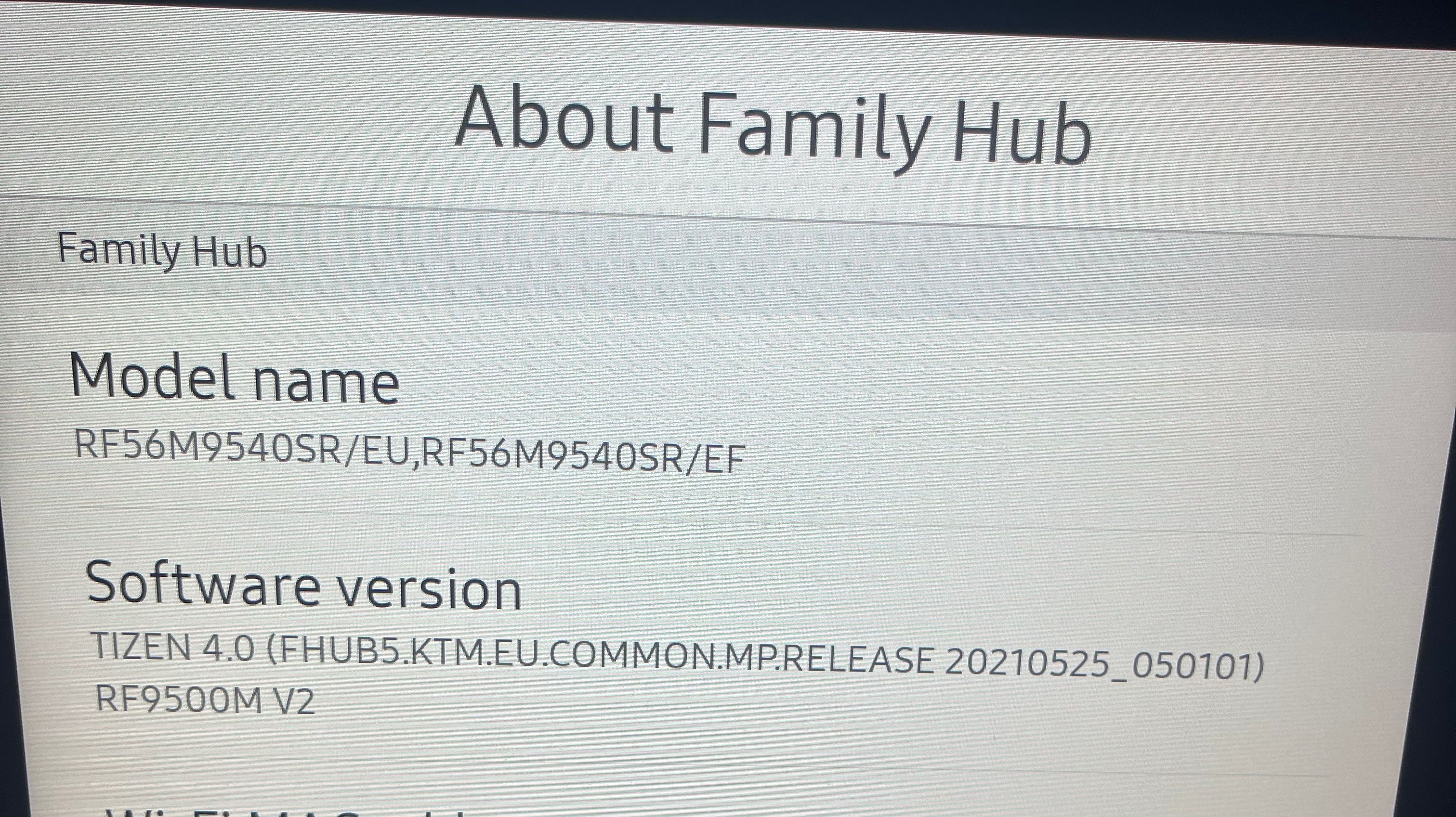 Family Hub software update - Page 3 - Samsung Community