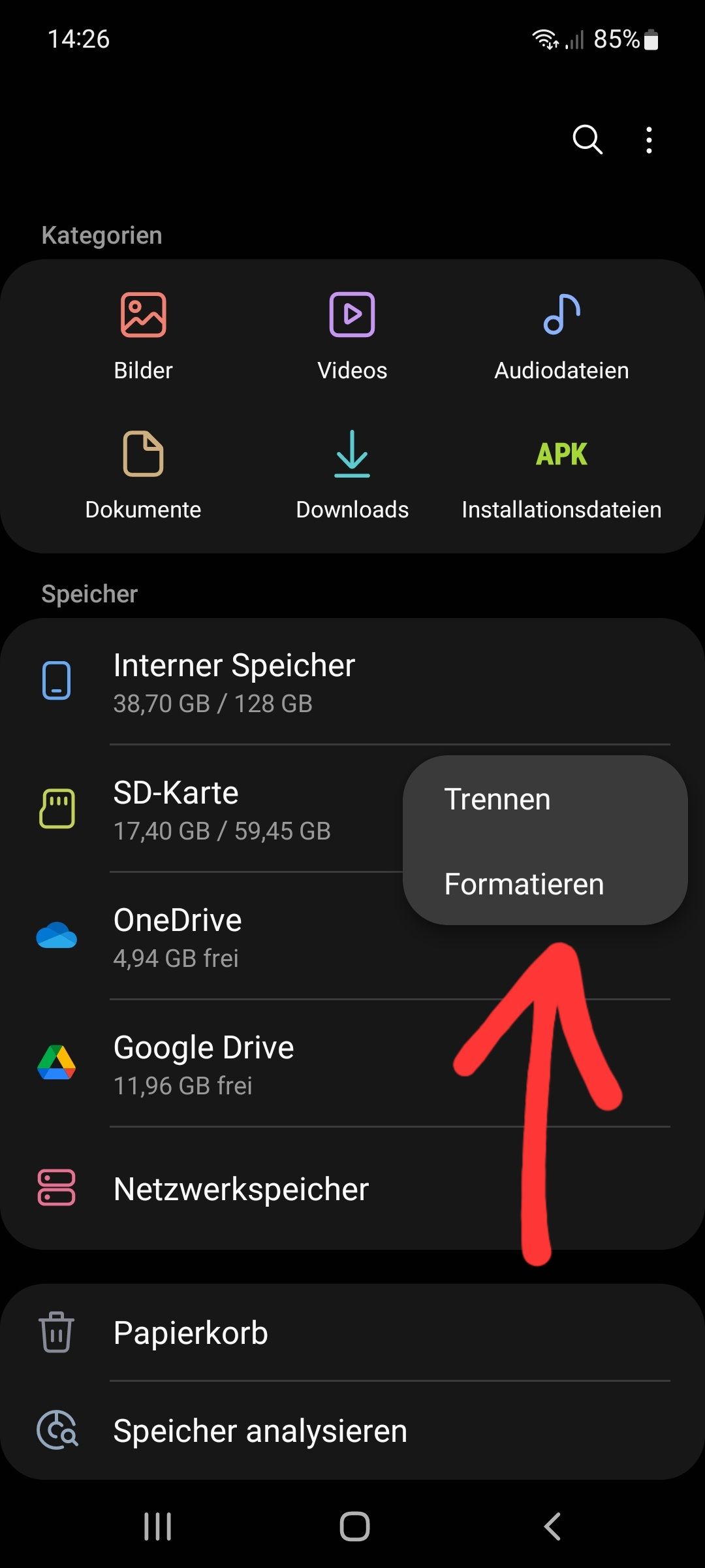 Formatting sd card for Galaxy phone Samsung Community