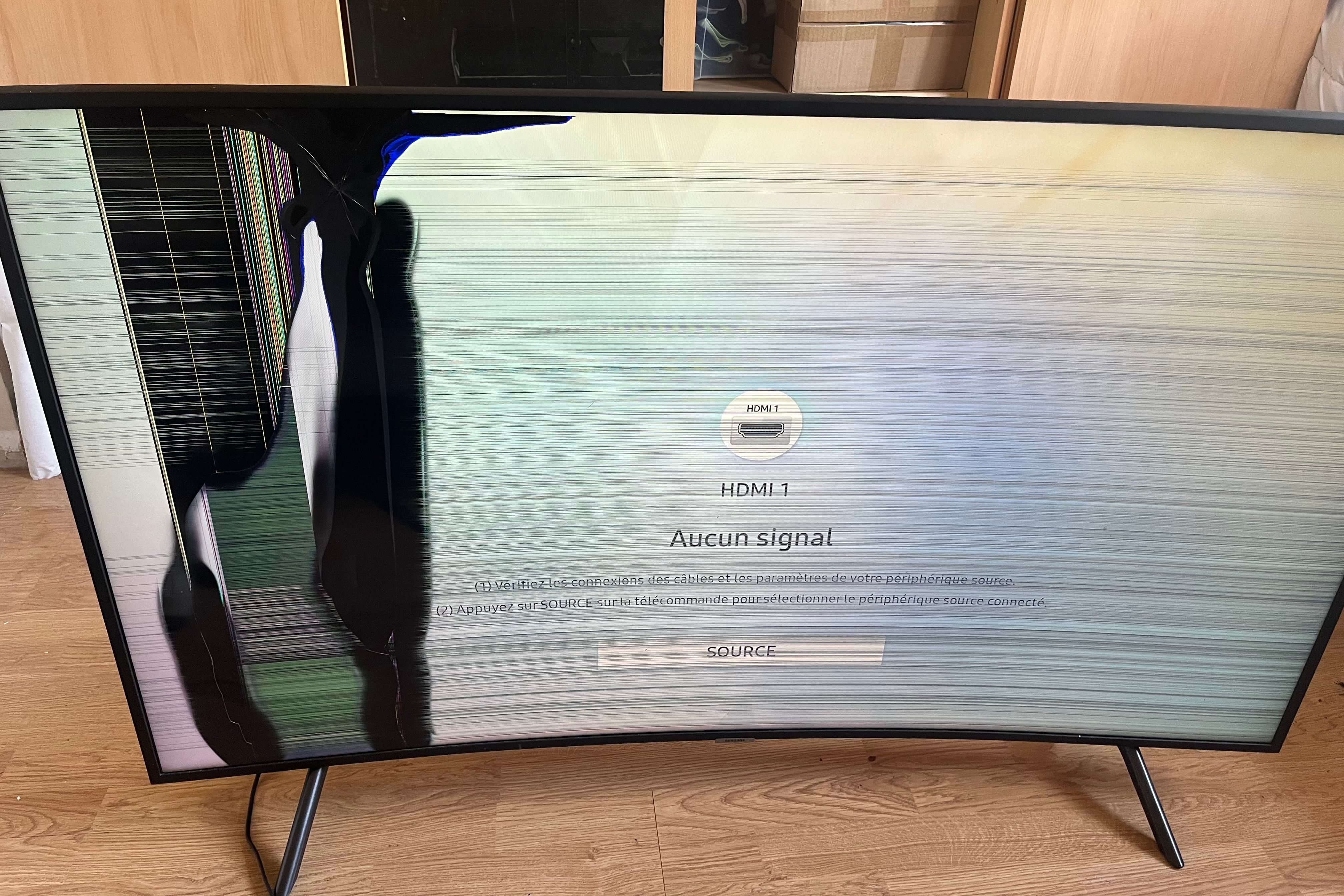 Écran cassé télévision Samsung Community