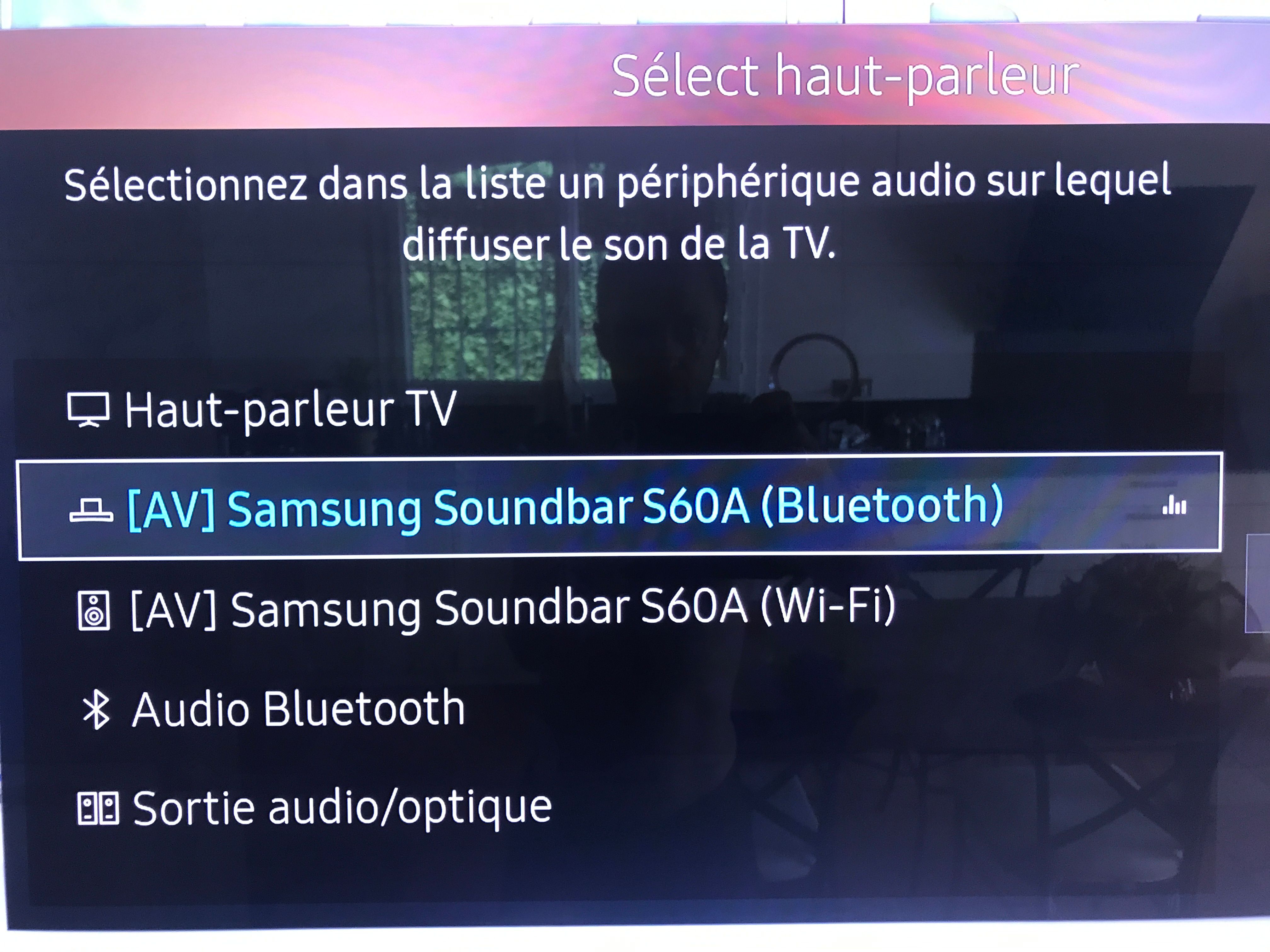 impossible de connecter barre de son HW-S60A et TV samsung ensemble -  Samsung Community