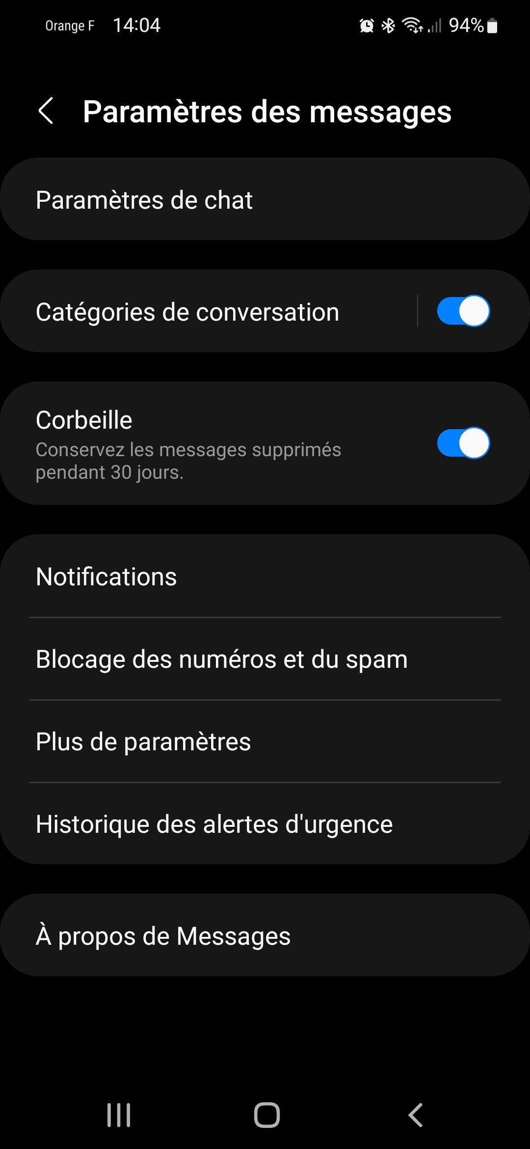 Résolu : Corbeille SMS 🚮 - Samsung Community