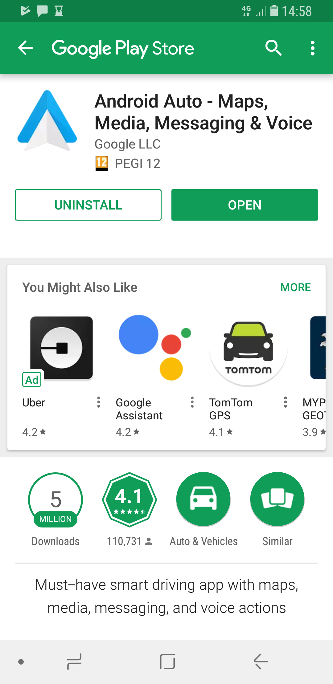 Android auto not compatable s8 - Samsung Community